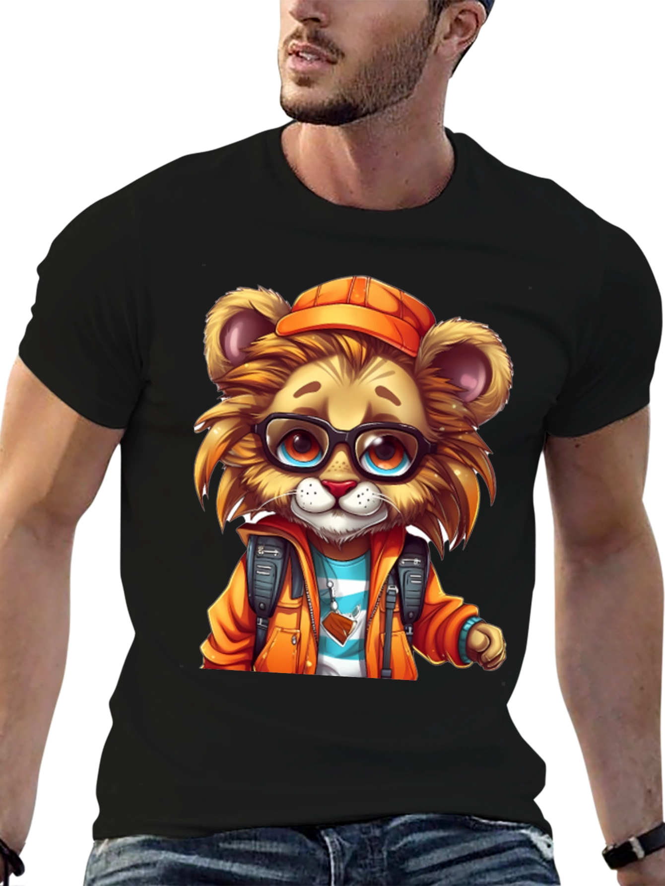 Cool Lion Graphic T-Shirt