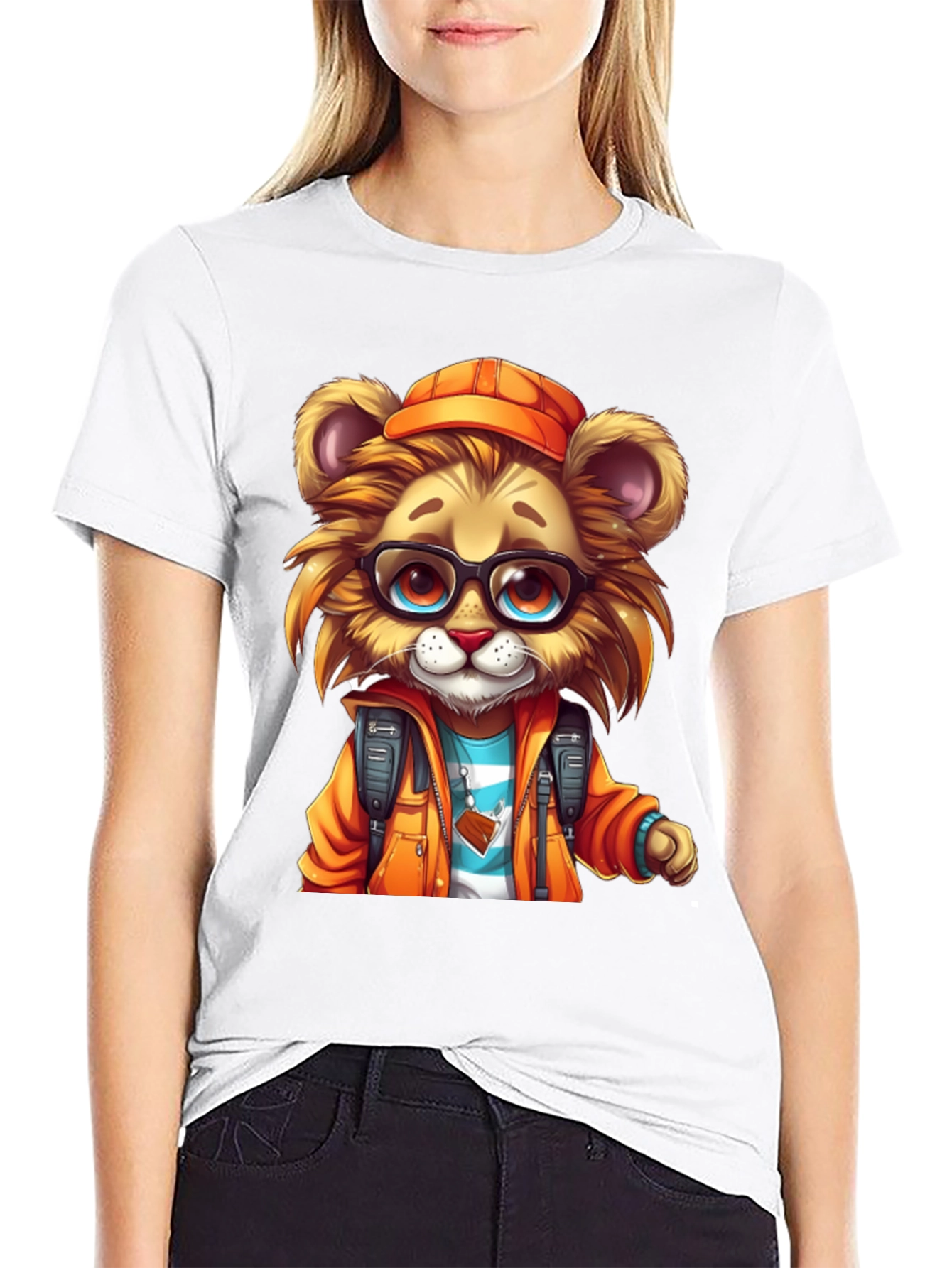 Cool Lion Graphic T-Shirt