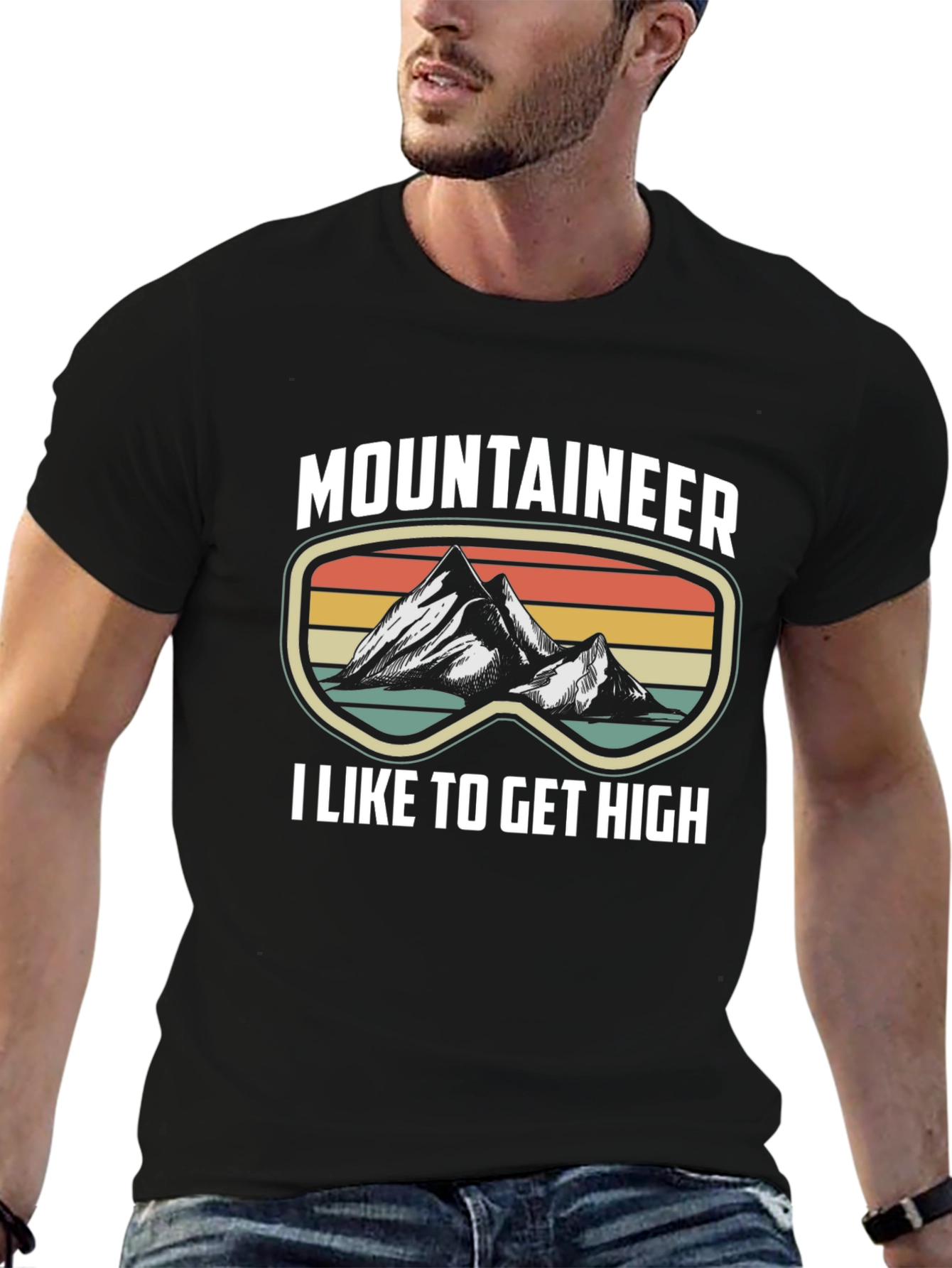 Mountaineer I Like to Get High Graphic Tee