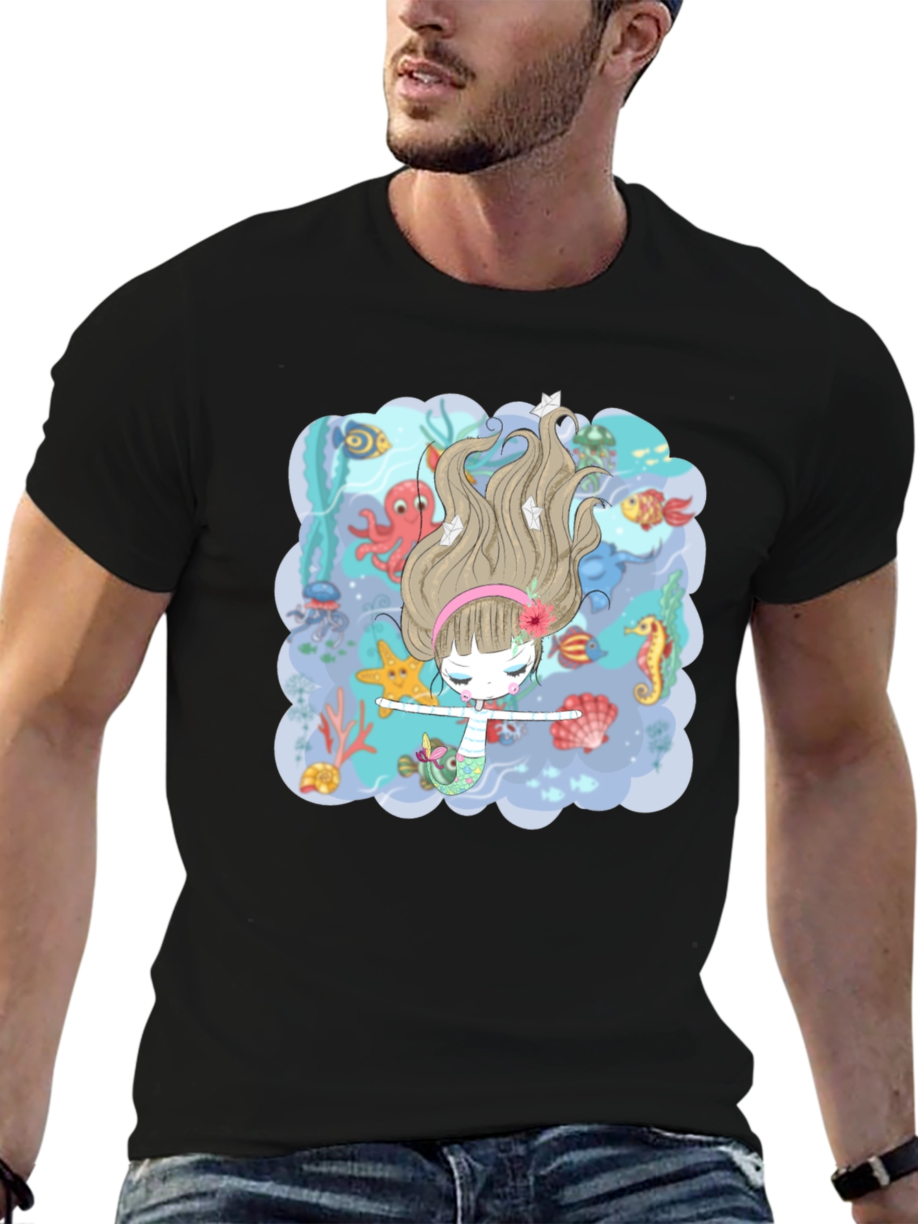 Mermaid T-Shirt - Undersea Adventure Design