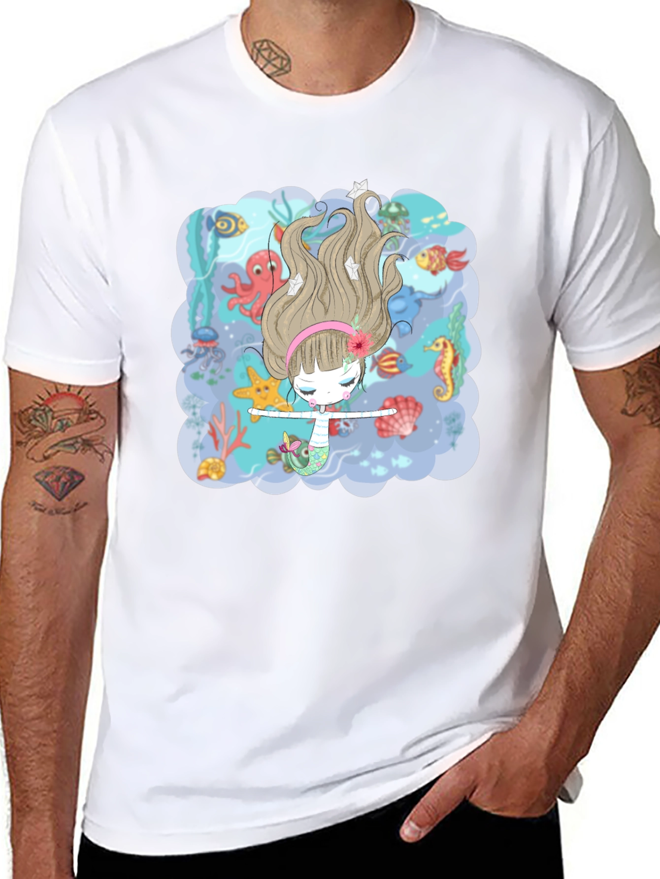 Mermaid T-Shirt - Undersea Adventure Design