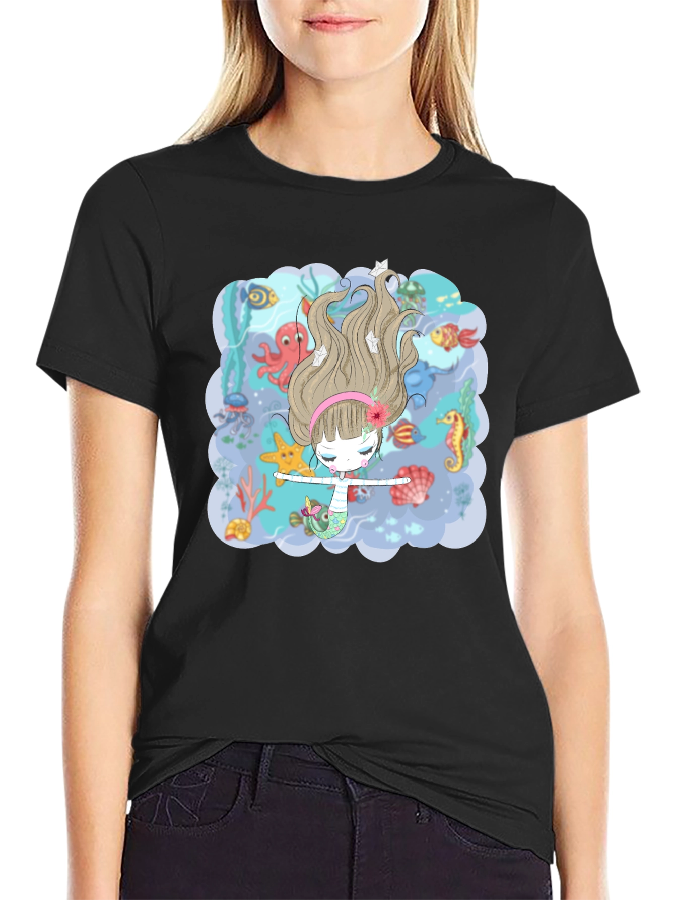 Mermaid T-Shirt - Undersea Adventure Design