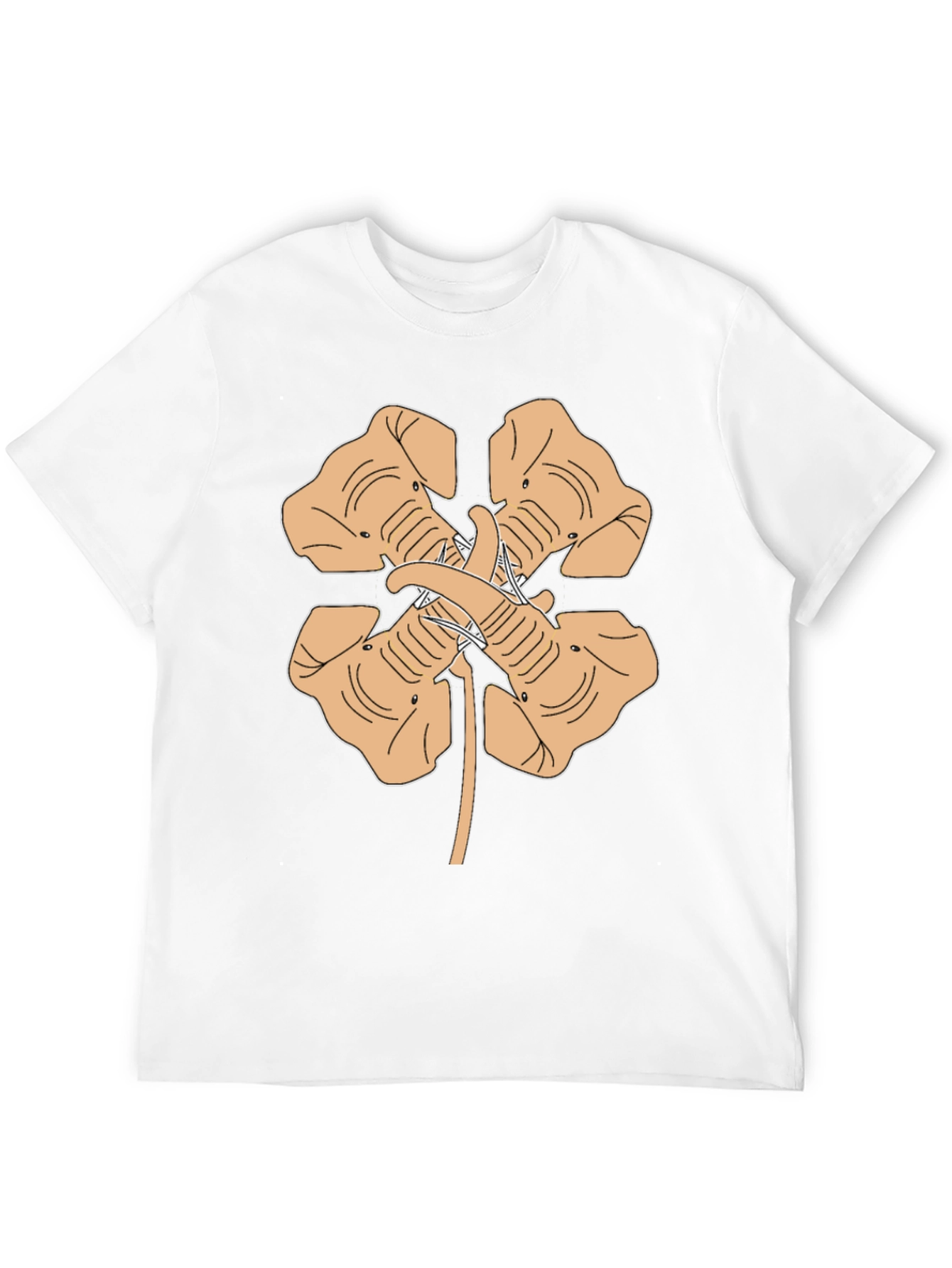 Elephant Four-Leaf Clover Graphic Tee