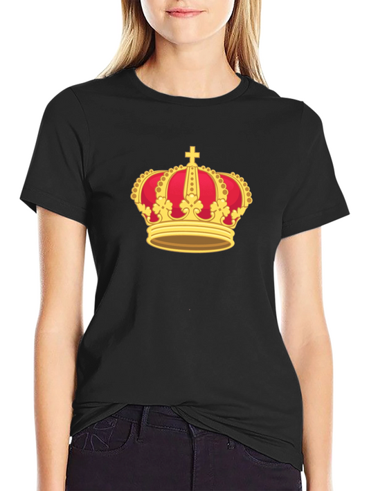 Royal Crown Graphic Black Tee