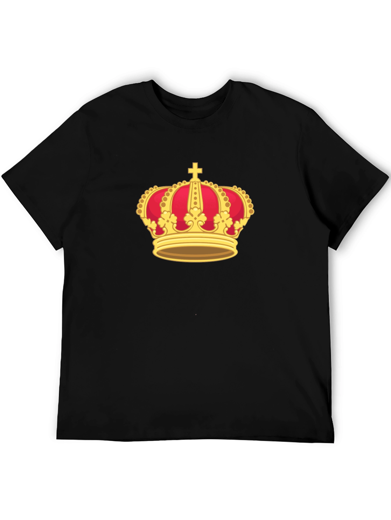 Royal Crown Graphic Black Tee