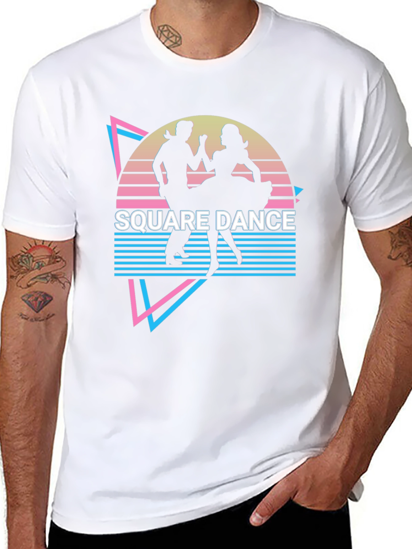 Retro Square Dance T-Shirt