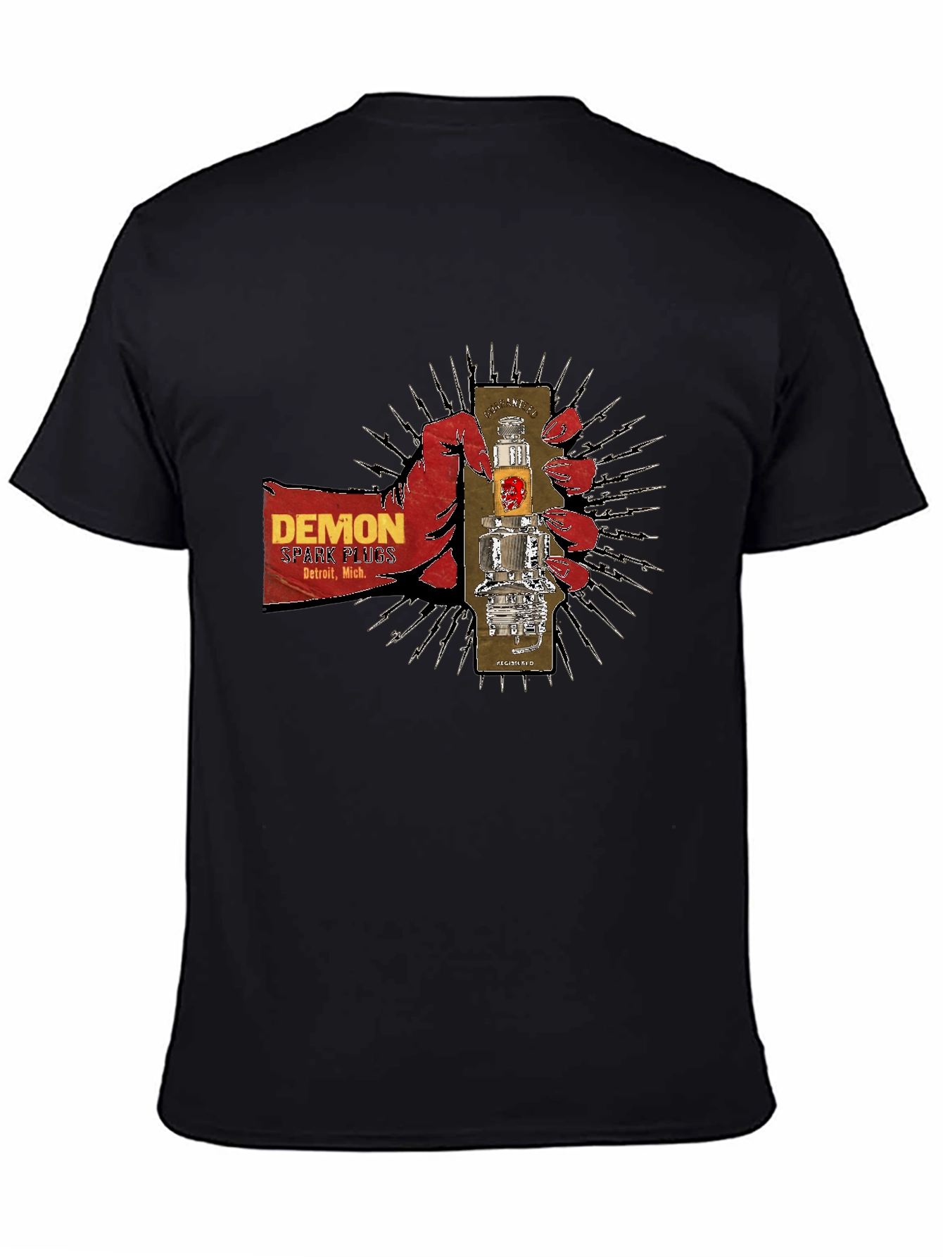 Demon Spark Plugs Graphic T-Shirt
