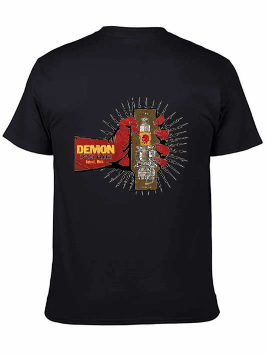 Demon Spark Plugs Graphic T-Shirt