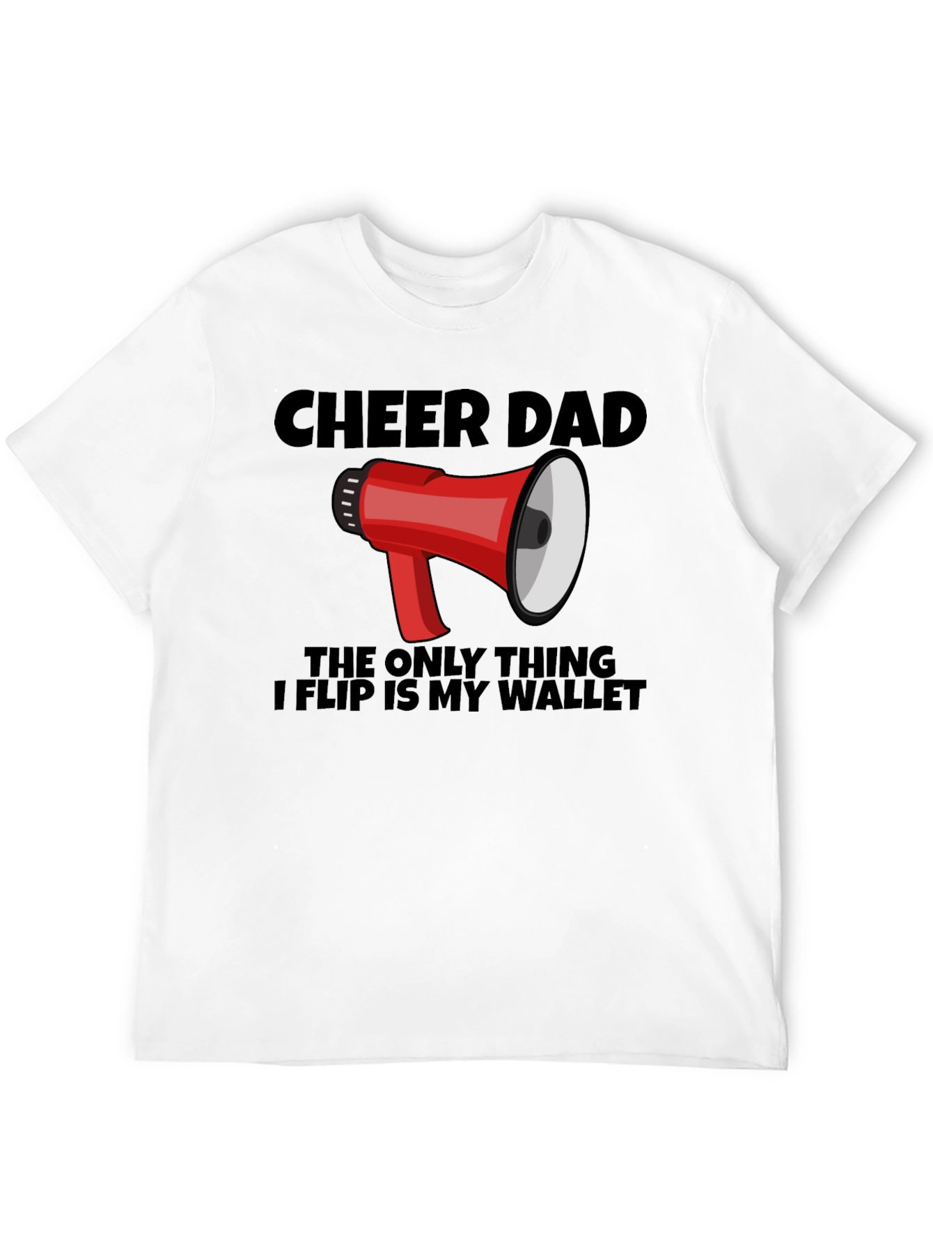 Cheer Dad T-Shirt Funny Cheerleading Dad Gift