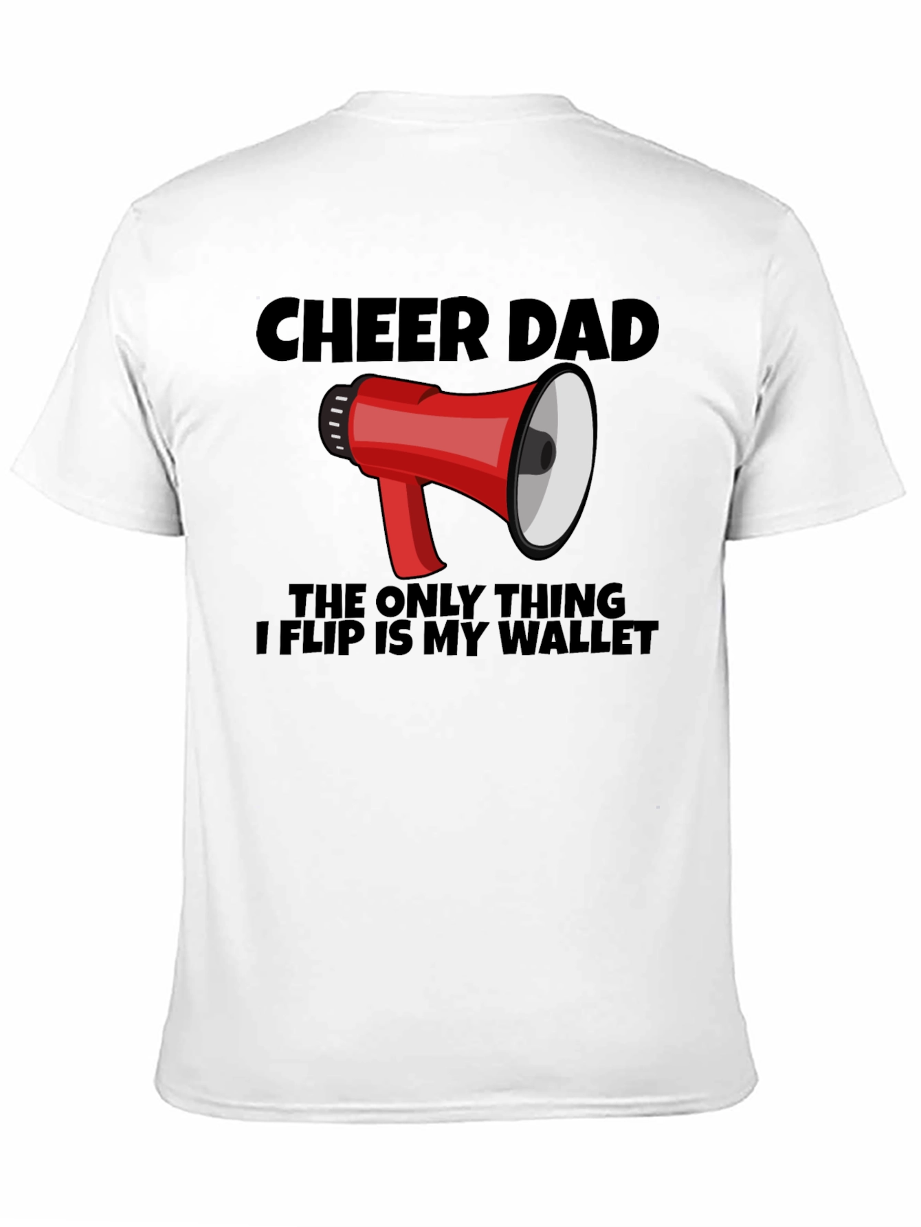 Cheer Dad T-Shirt Funny Cheerleading Dad Gift
