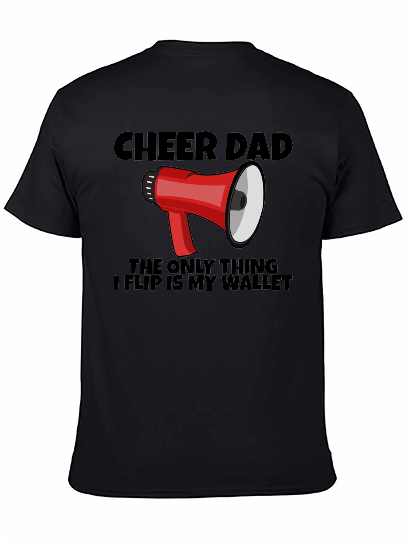 Cheer Dad T-Shirt Funny Cheerleading Dad Gift
