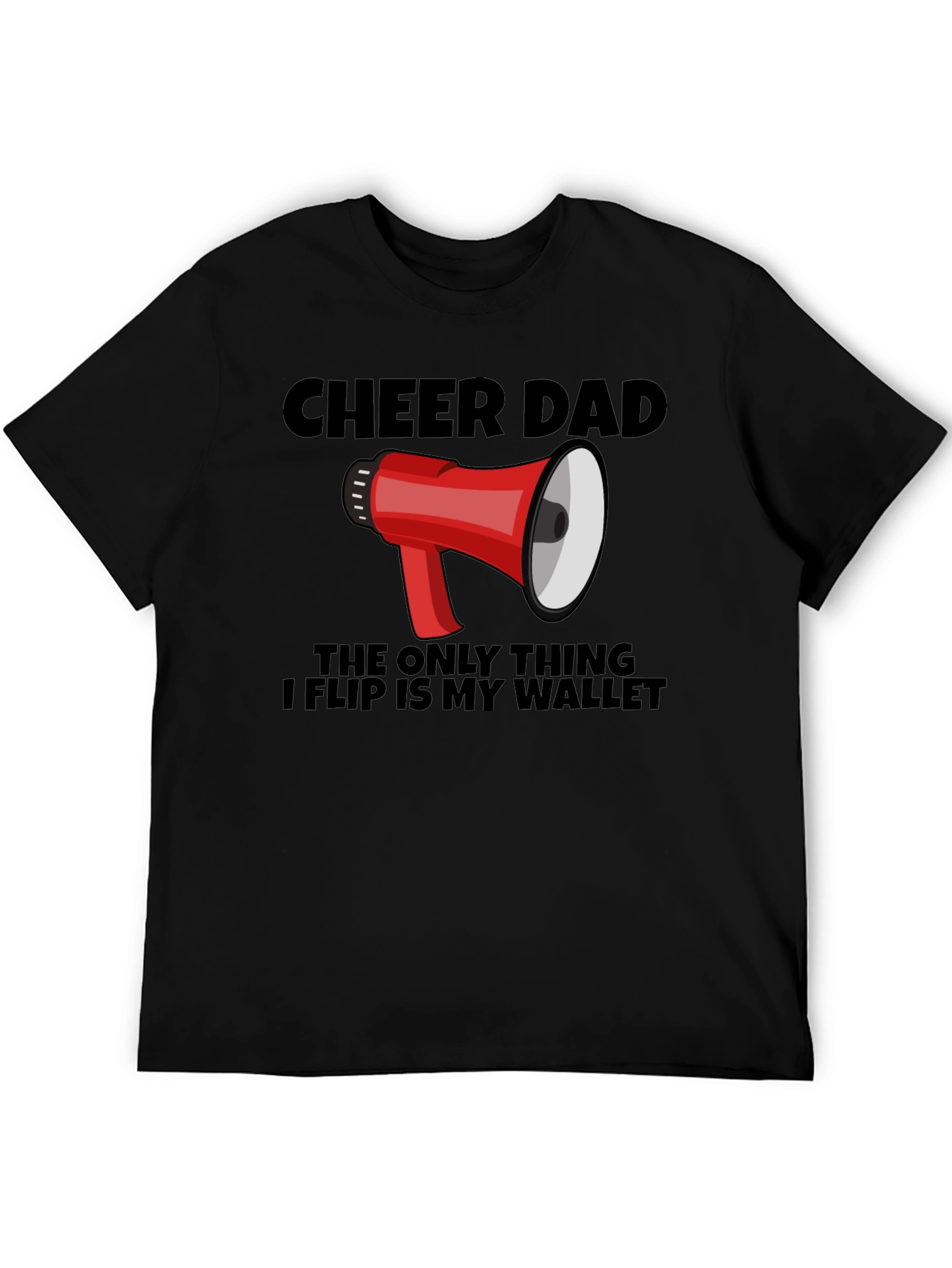 Cheer Dad T-Shirt Funny Cheerleading Dad Gift