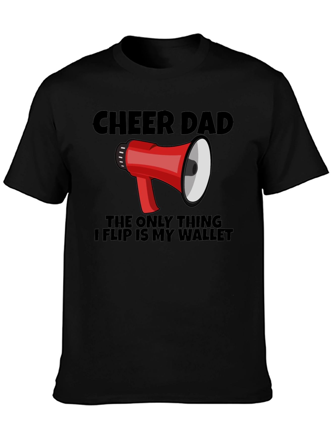 Cheer Dad T-Shirt Funny Cheerleading Dad Gift