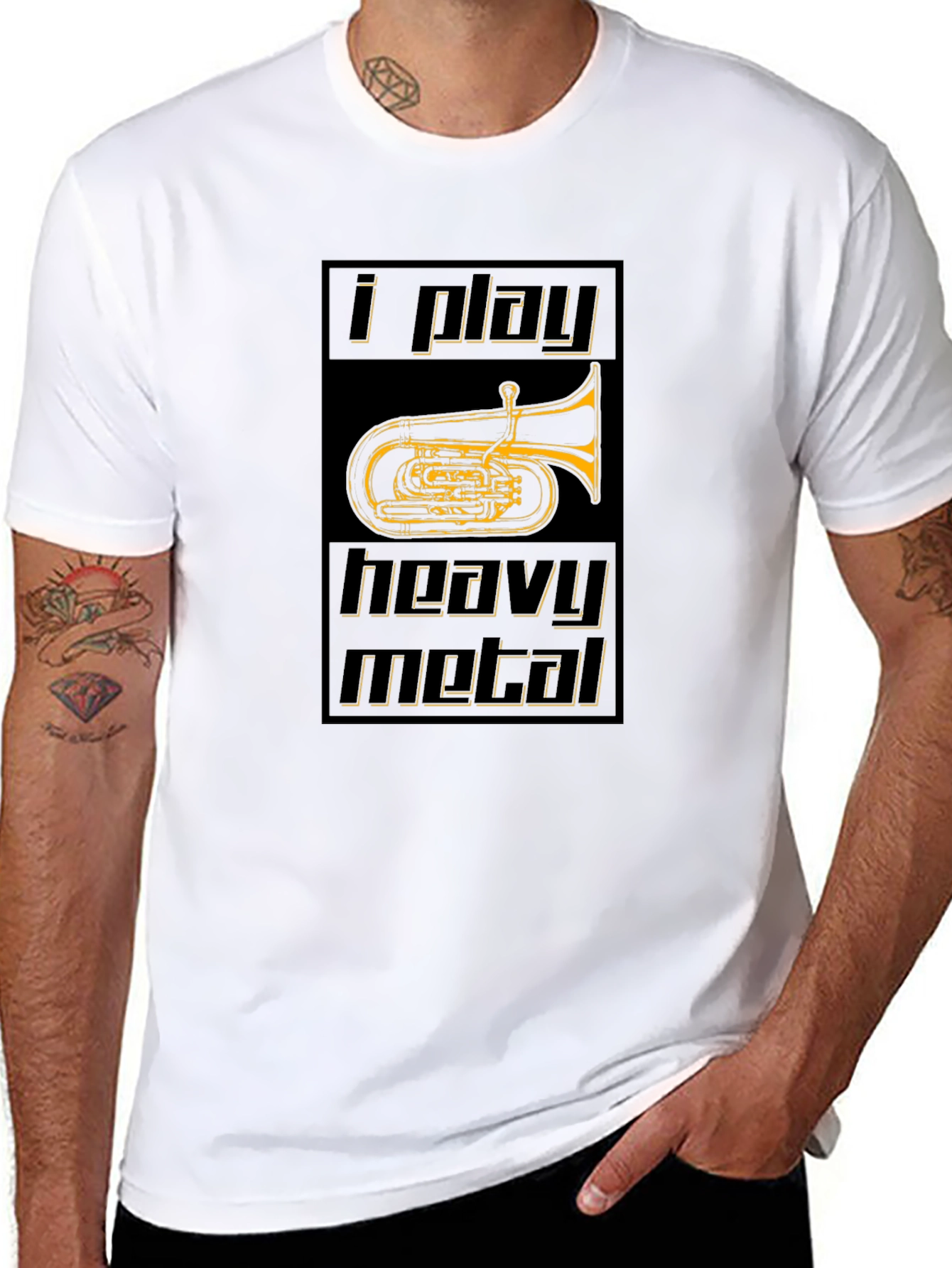 I Play Heavy Metal Tuba T-Shirt