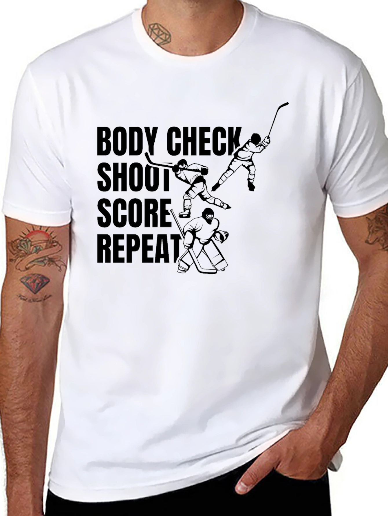 Hockey Body Check T-Shirt
