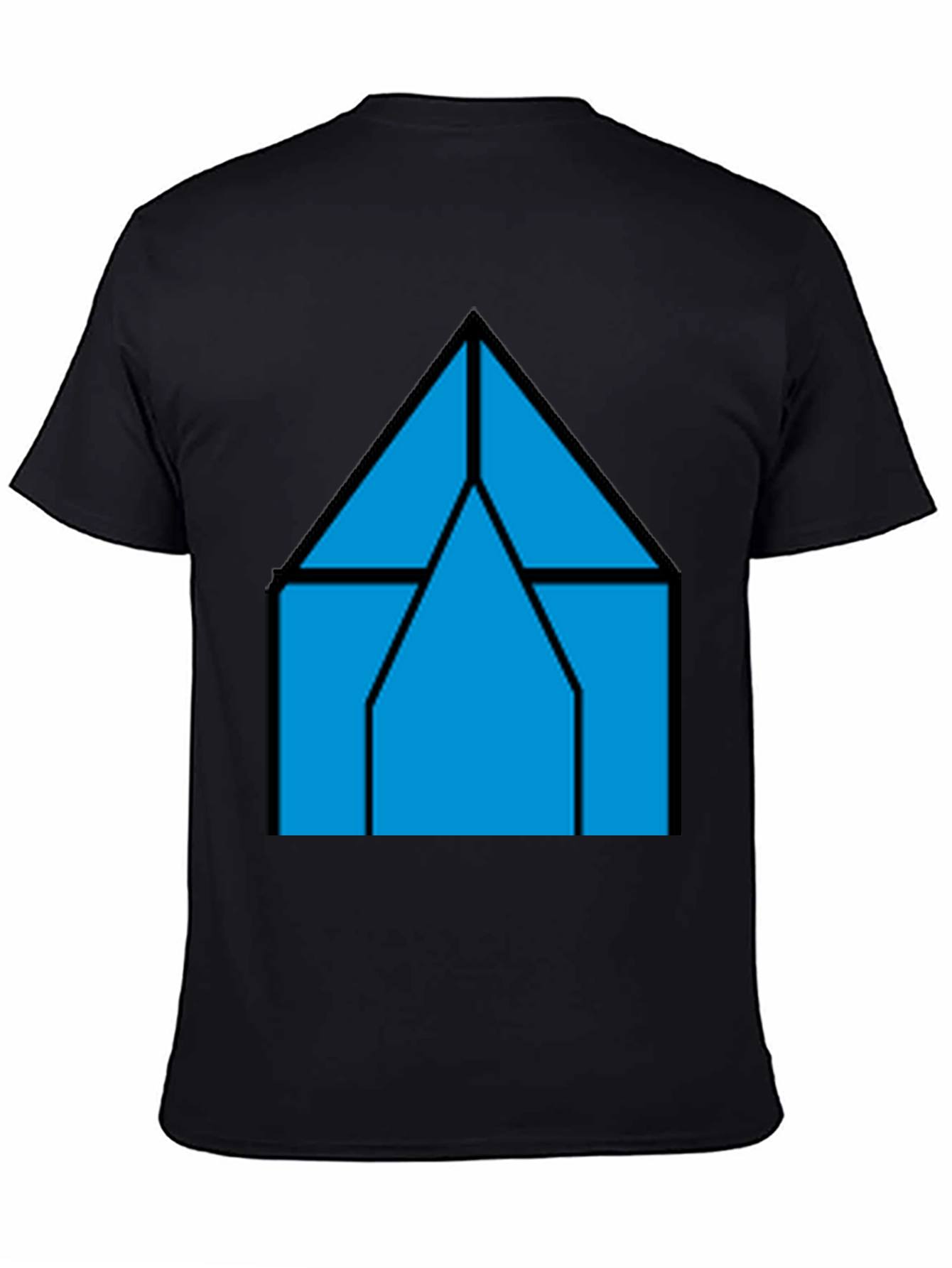 Geometric House T-Shirt - Modern Style