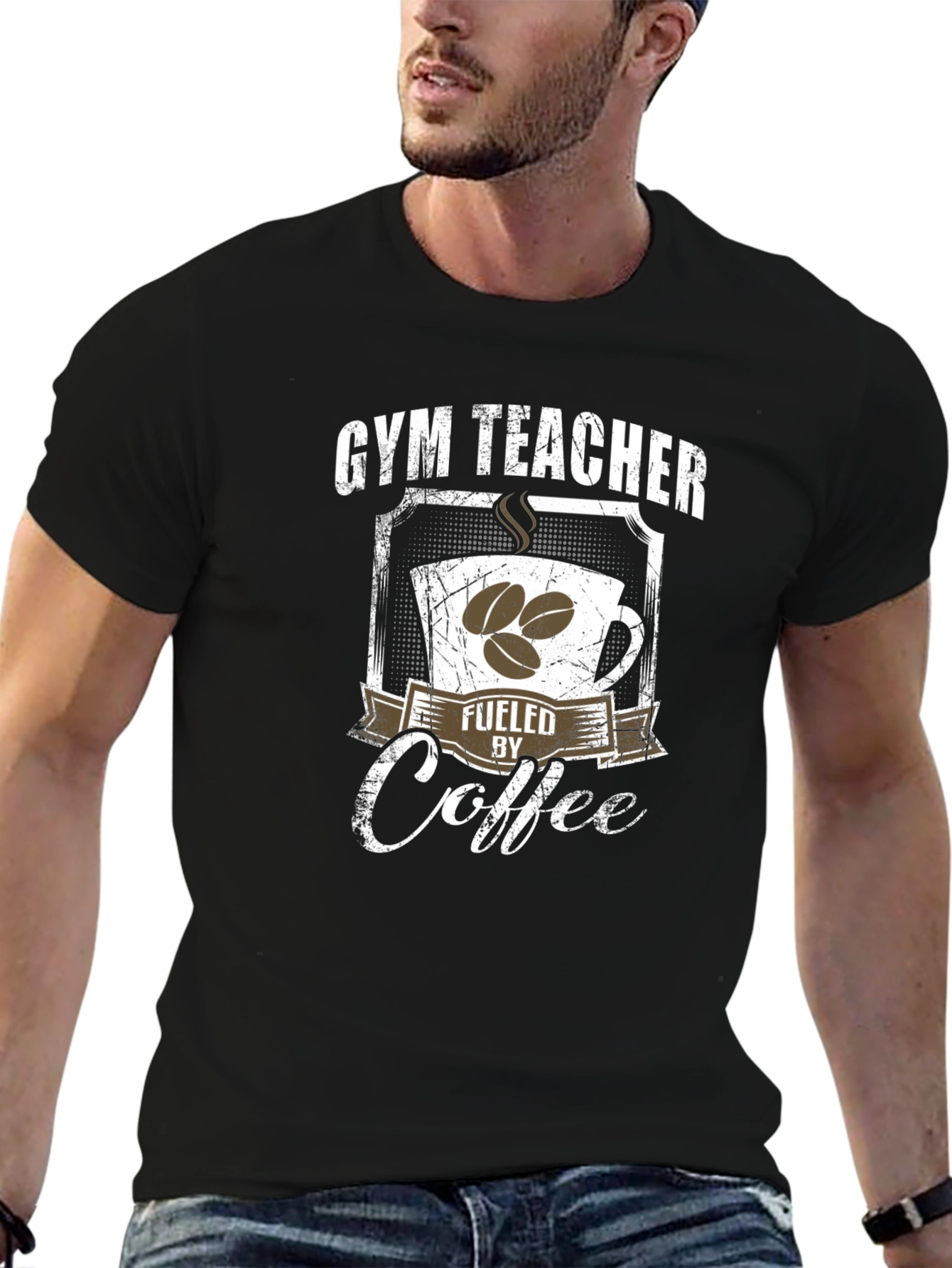 Gym Teacher Fueled By Coffee T-Shirt