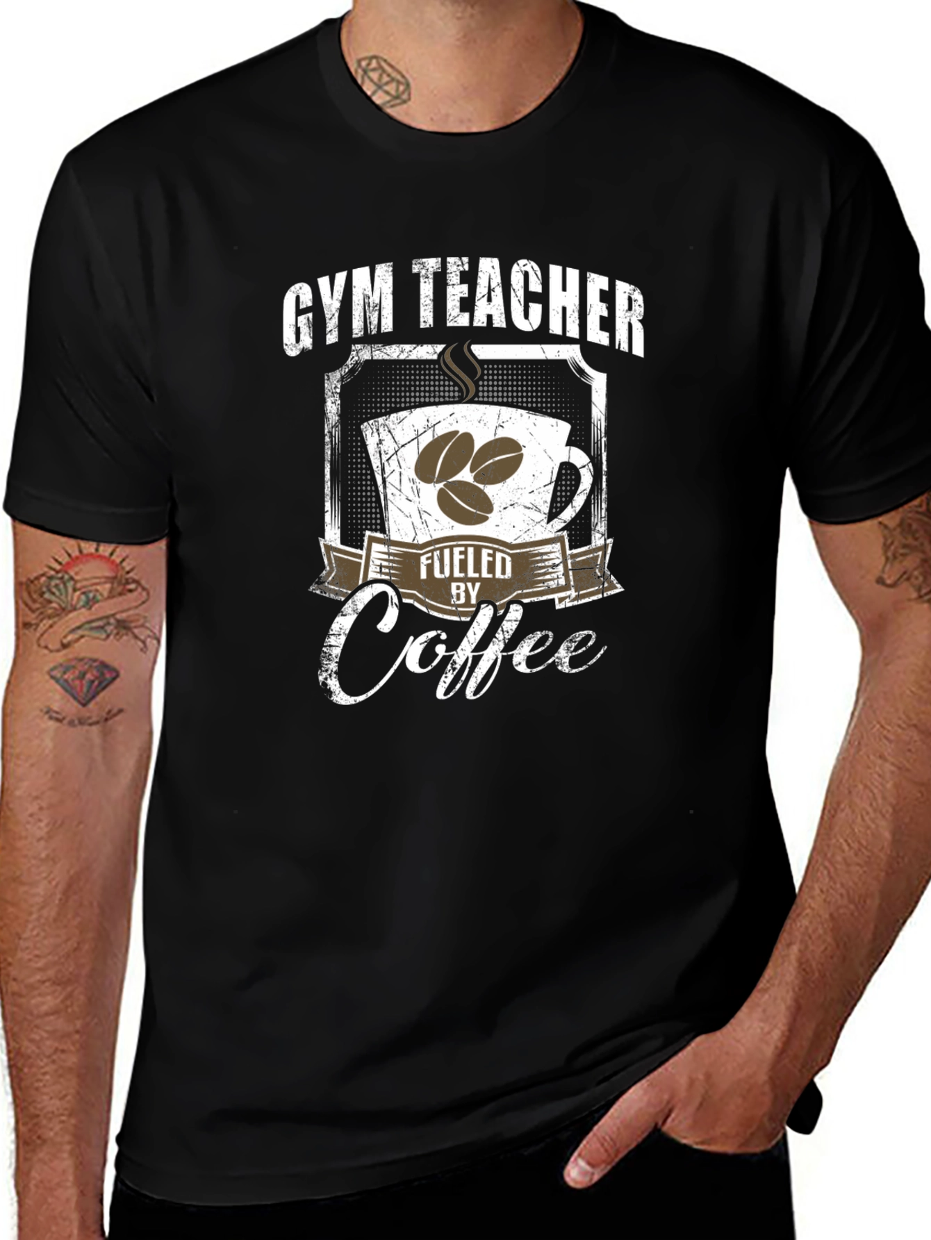 Gym Teacher Fueled By Coffee T-Shirt