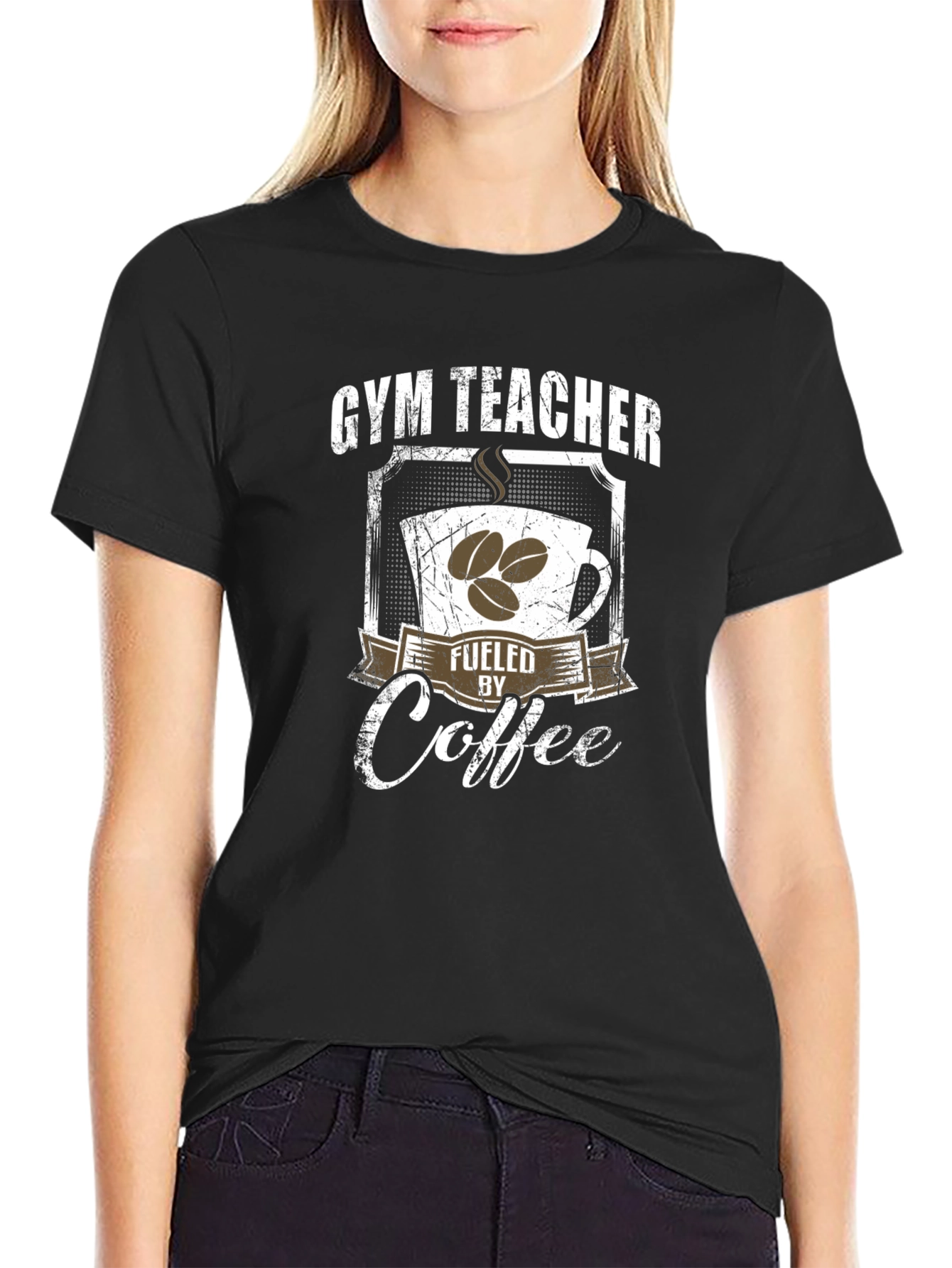 Gym Teacher Fueled By Coffee T-Shirt