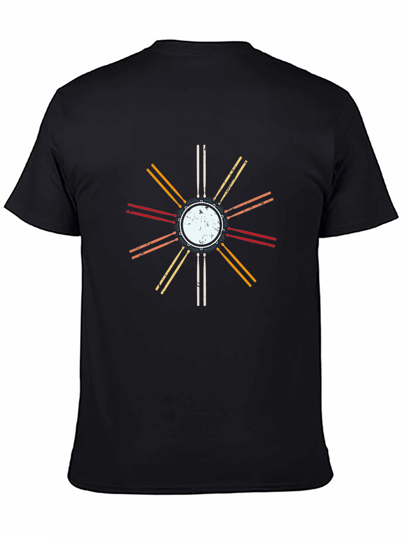 Retro Drum Kit Graphic T-Shirt