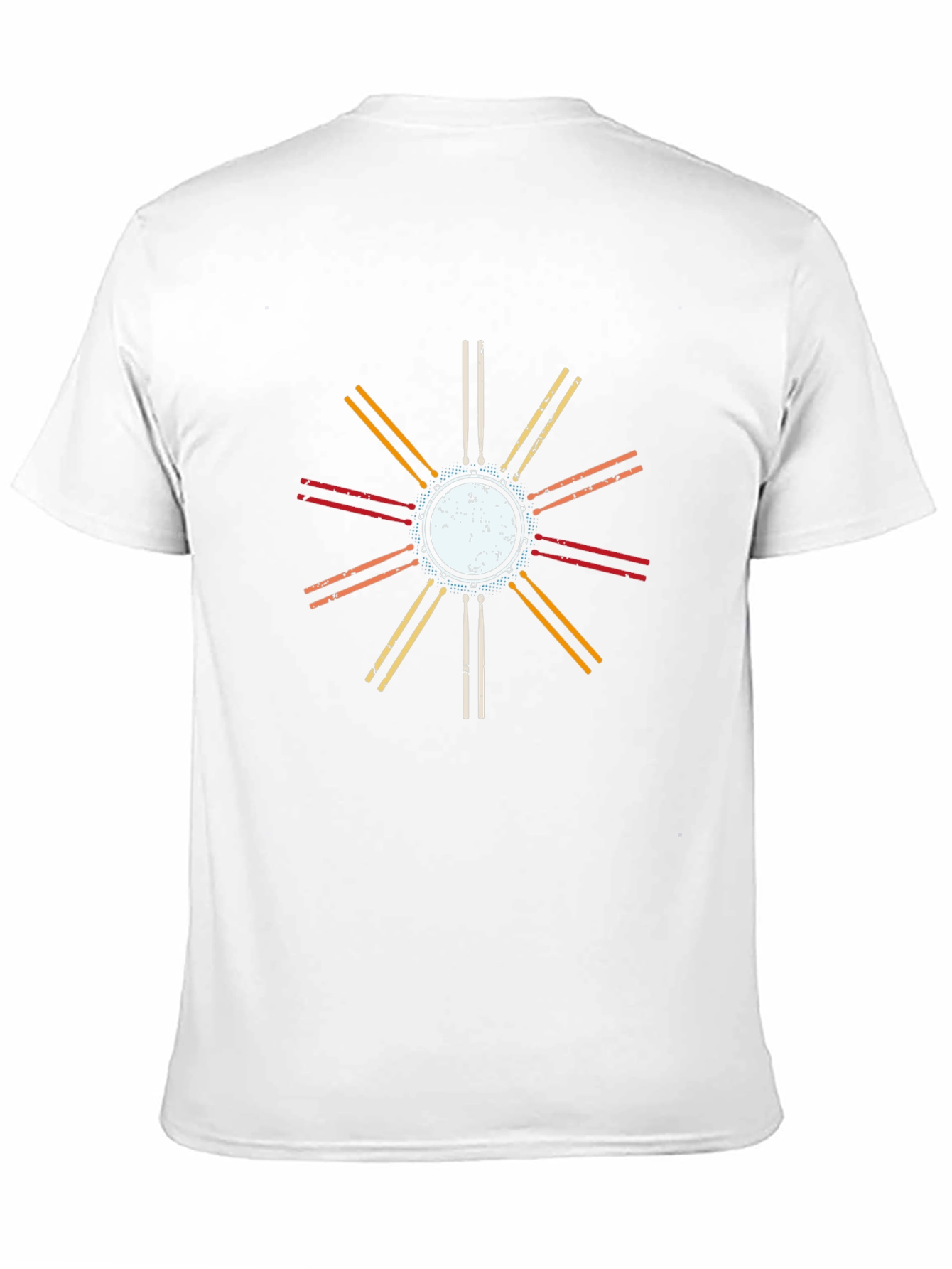 Retro Drum Kit Graphic T-Shirt