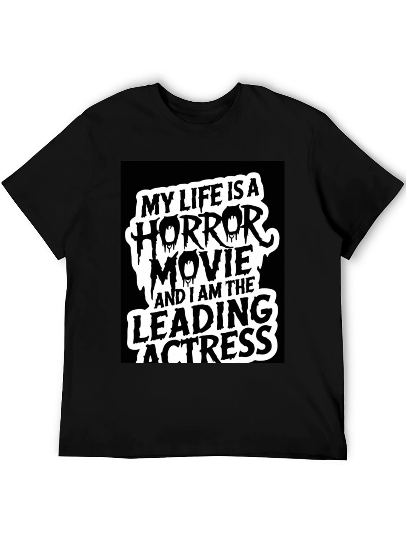 Horror Movie Leading Actress Graphic Tee