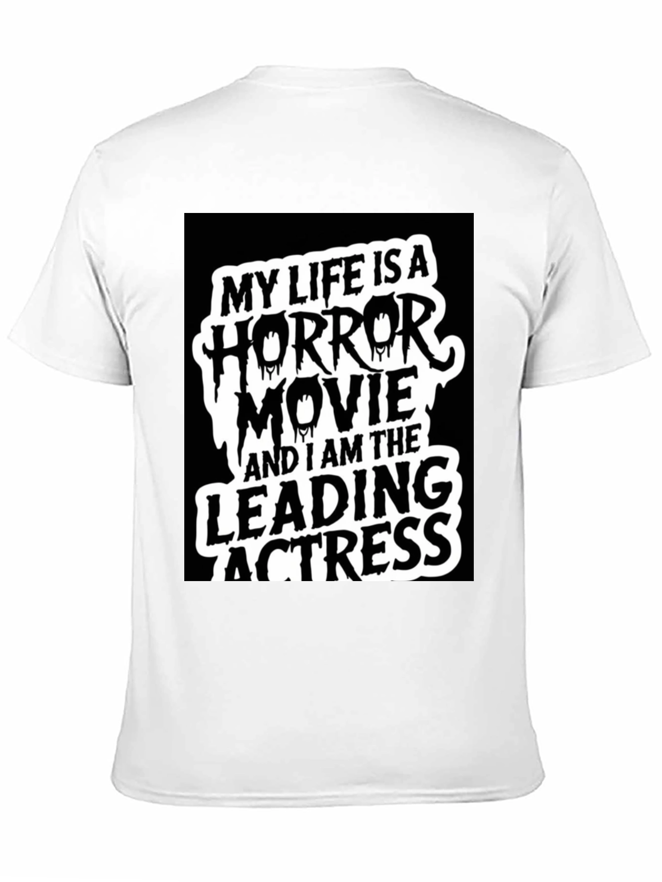 Horror Movie Leading Actress Graphic Tee