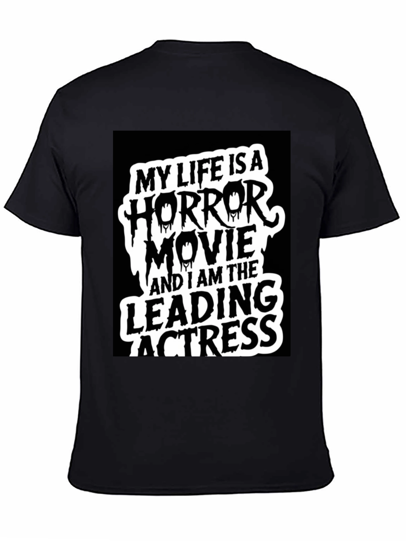 Horror Movie Leading Actress Graphic Tee