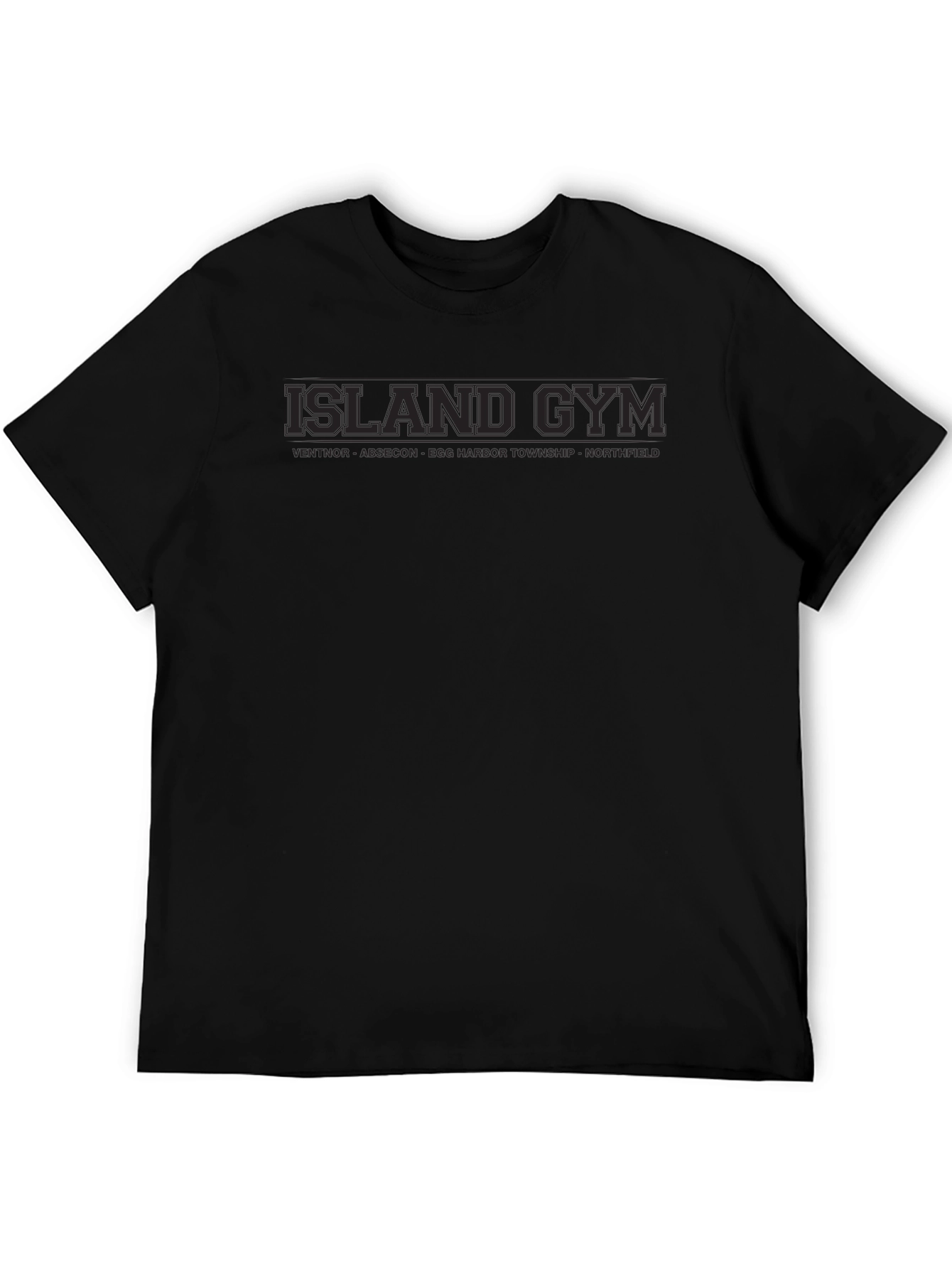 Island Gym Black T-Shirt