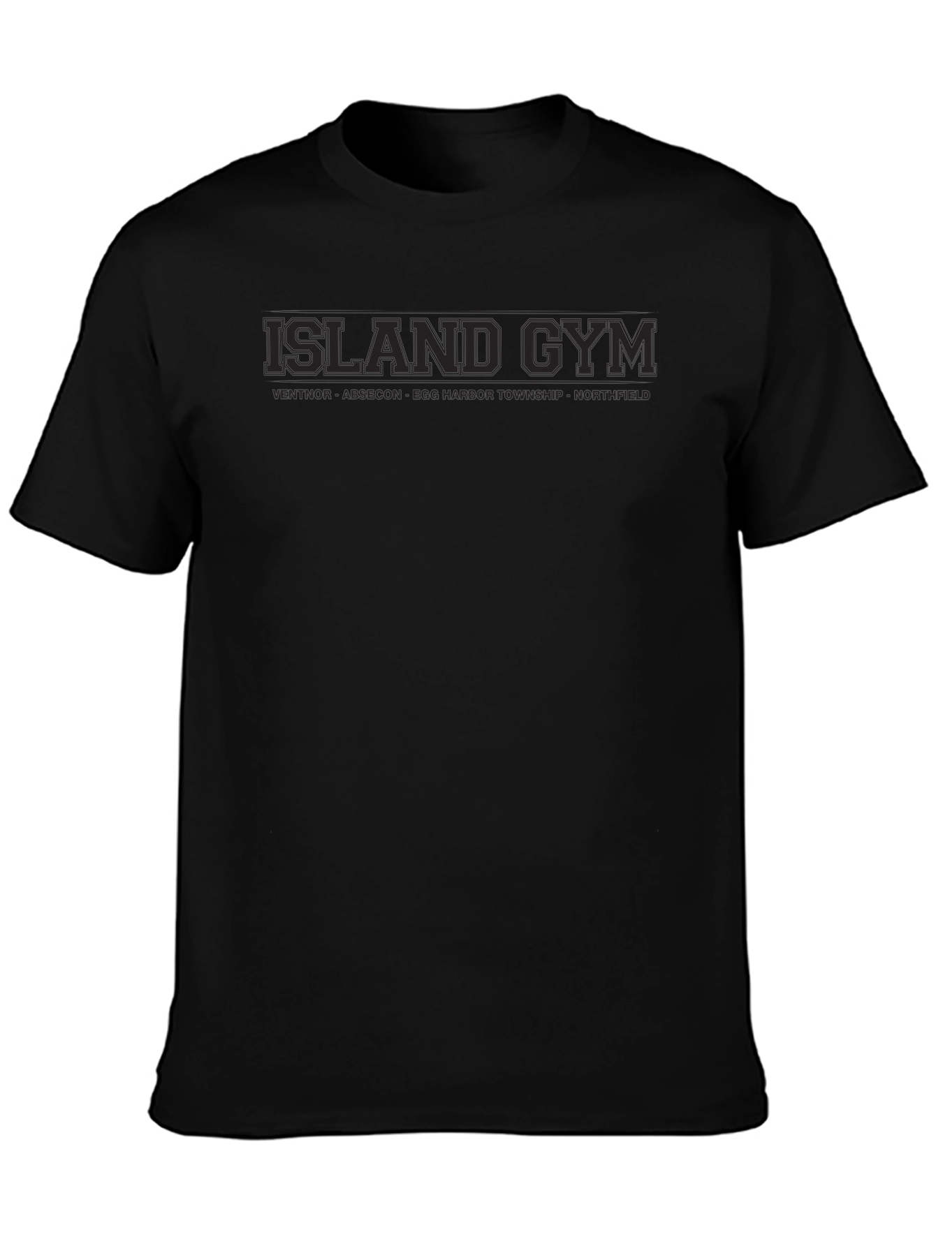 Island Gym Black T-Shirt