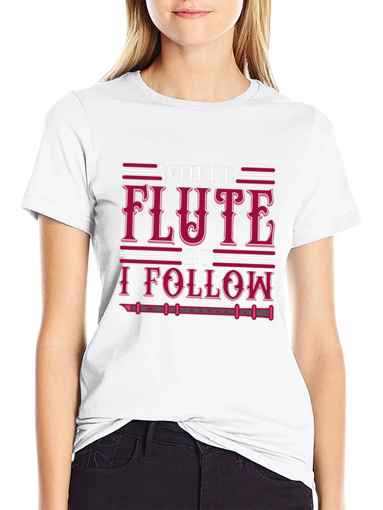 Where Flute I Follow T-Shirt