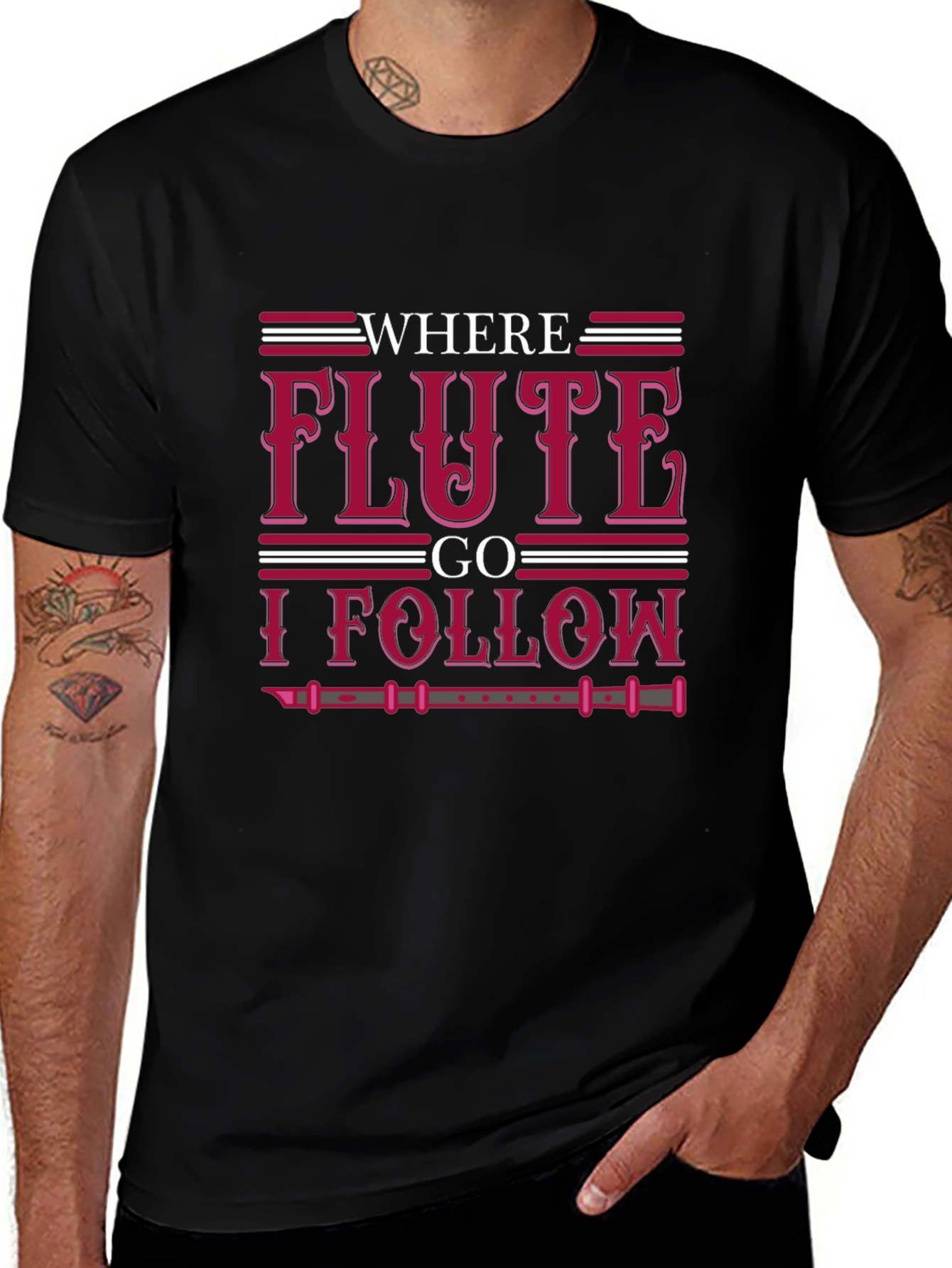 Where Flute I Follow T-Shirt