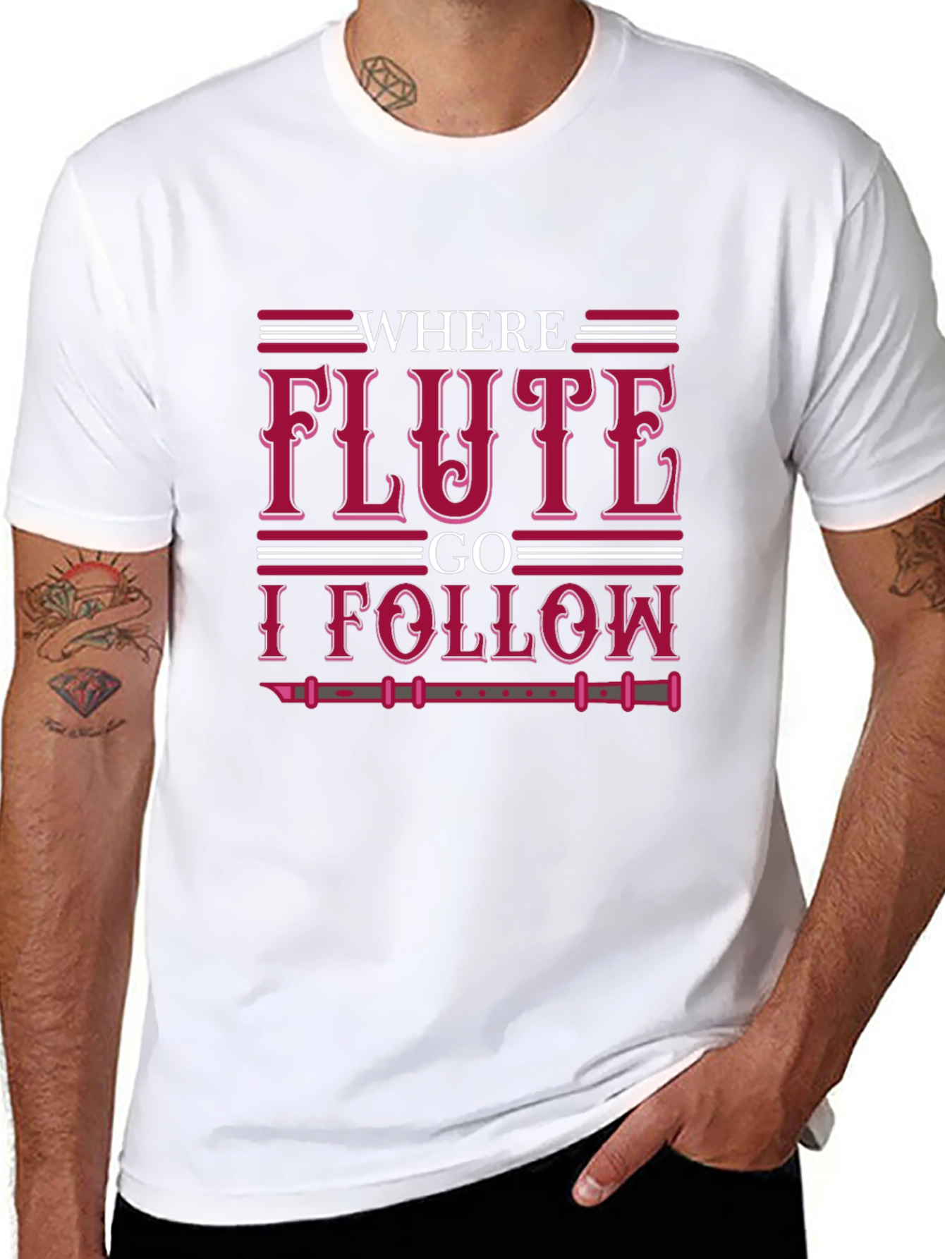 Where Flute I Follow T-Shirt