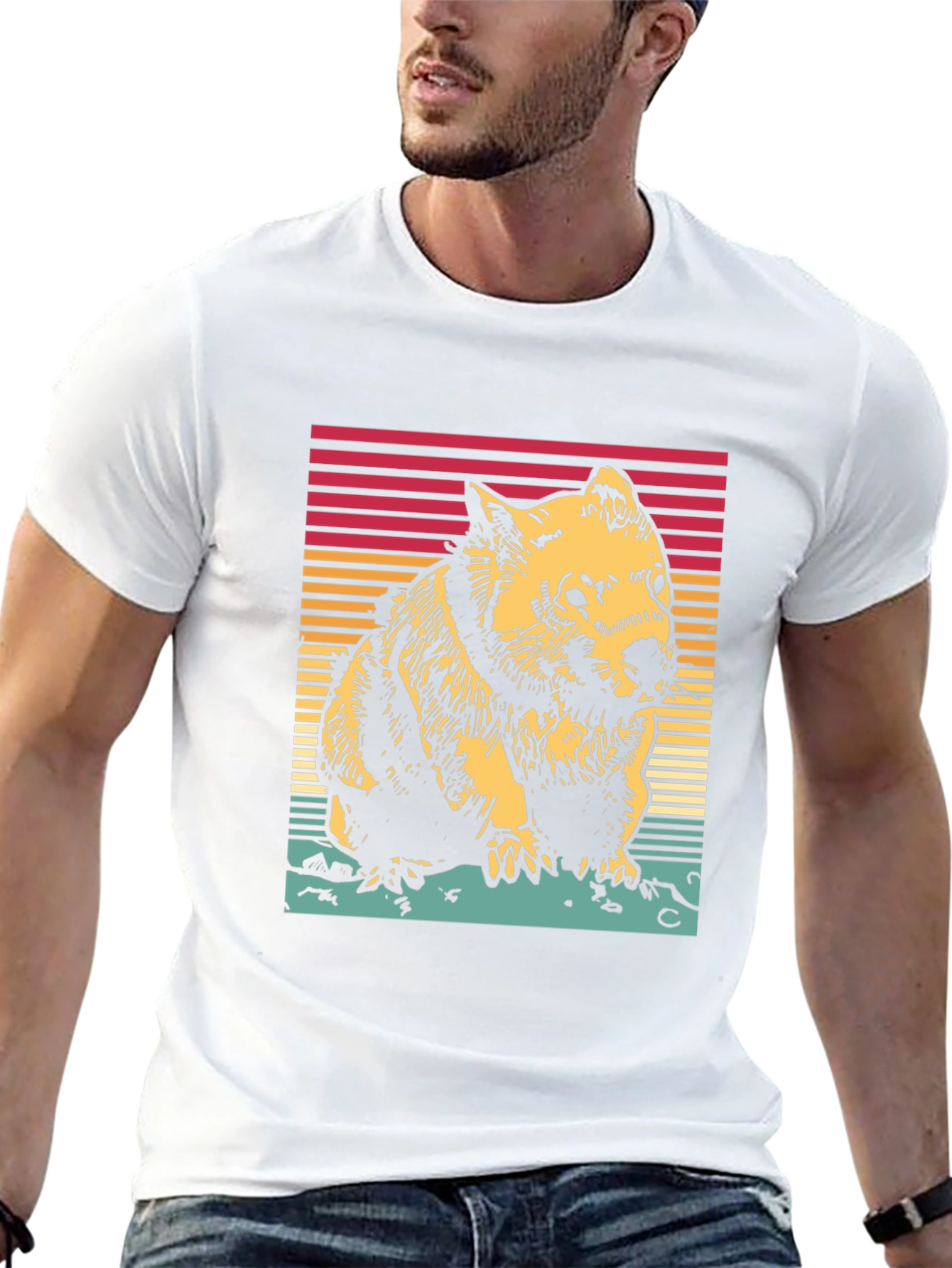 Retro Wombat T-Shirt - Classic Graphic Tee