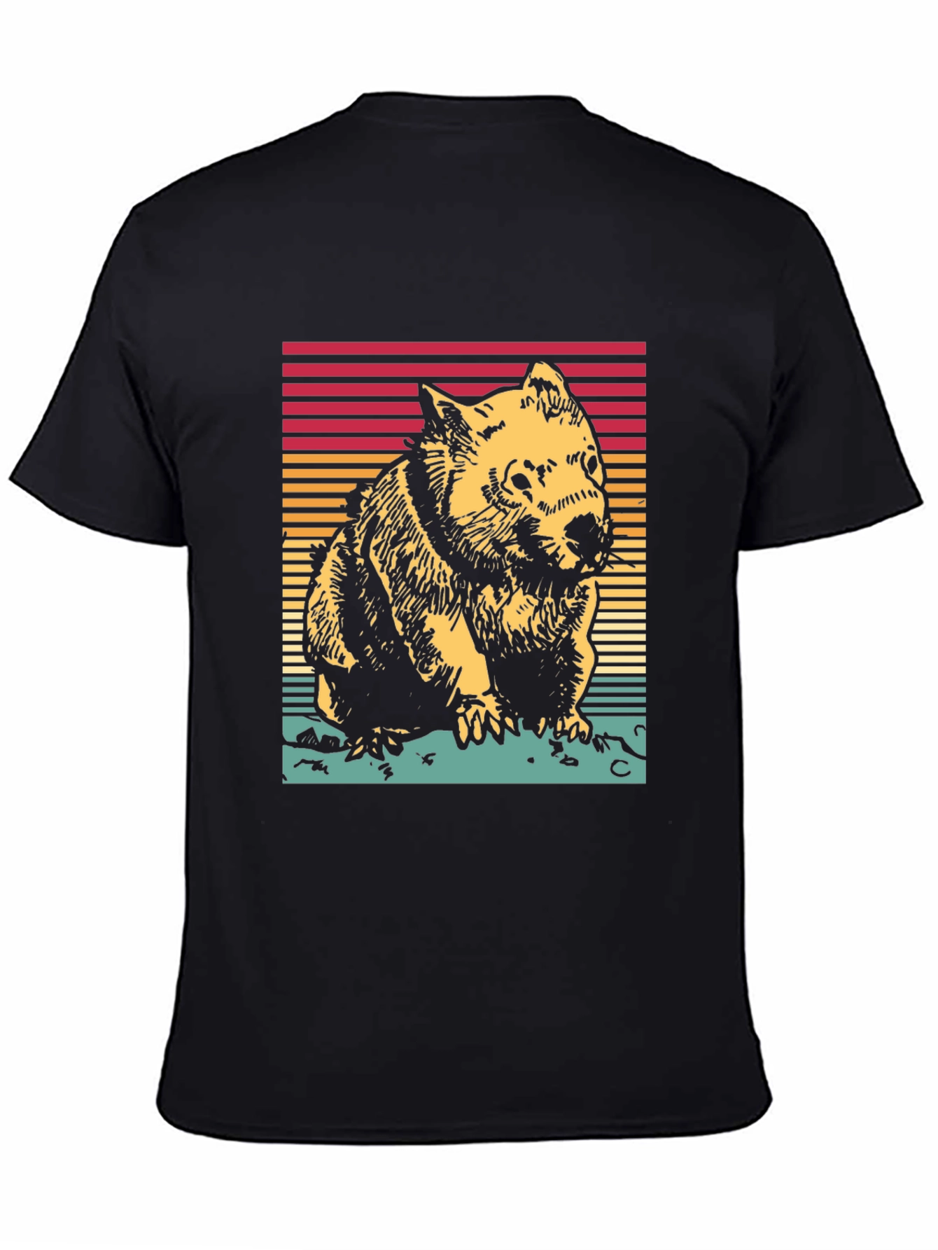 Retro Wombat T-Shirt - Classic Graphic Tee