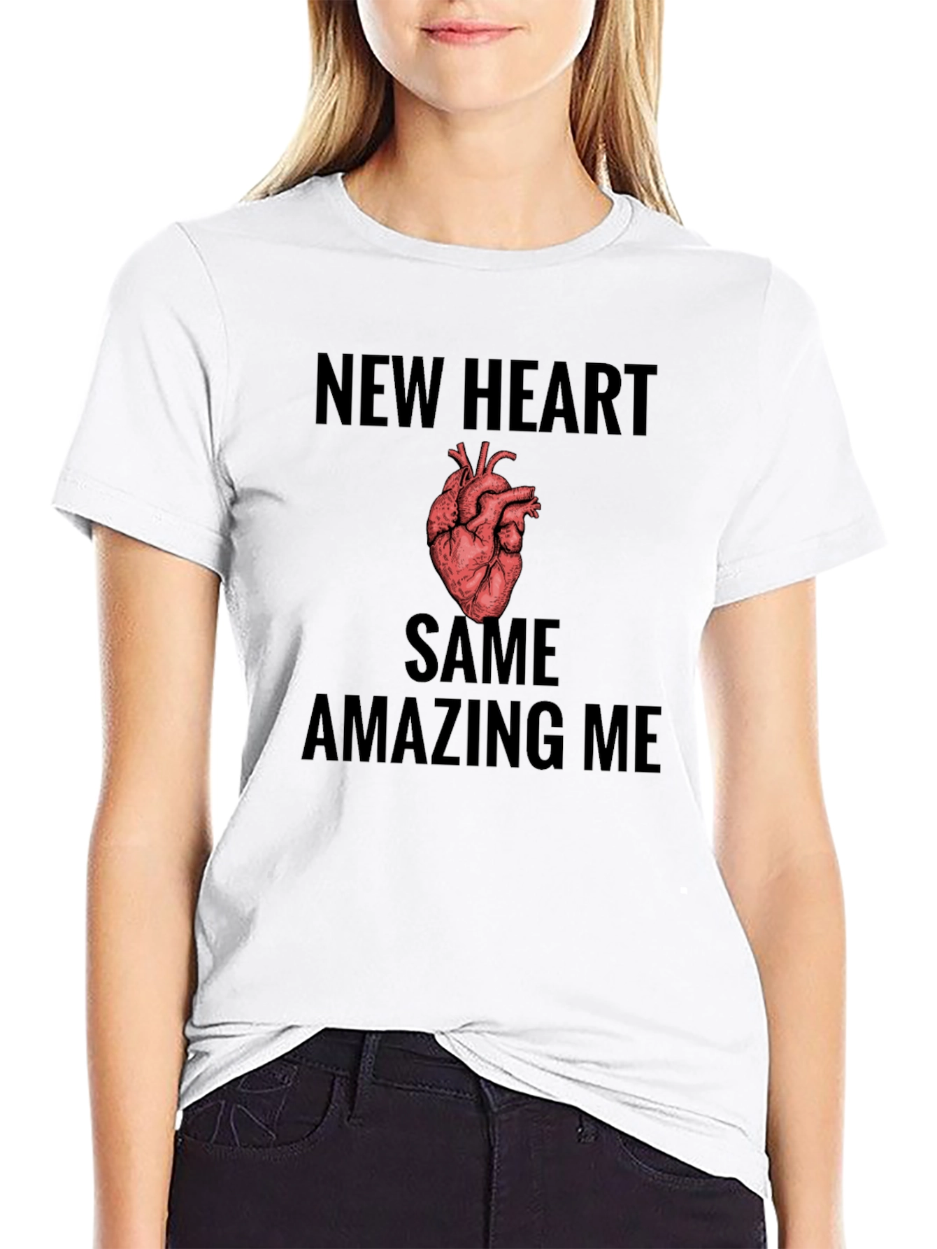 New Heart Same Amazing Me Graphic T-Shirt