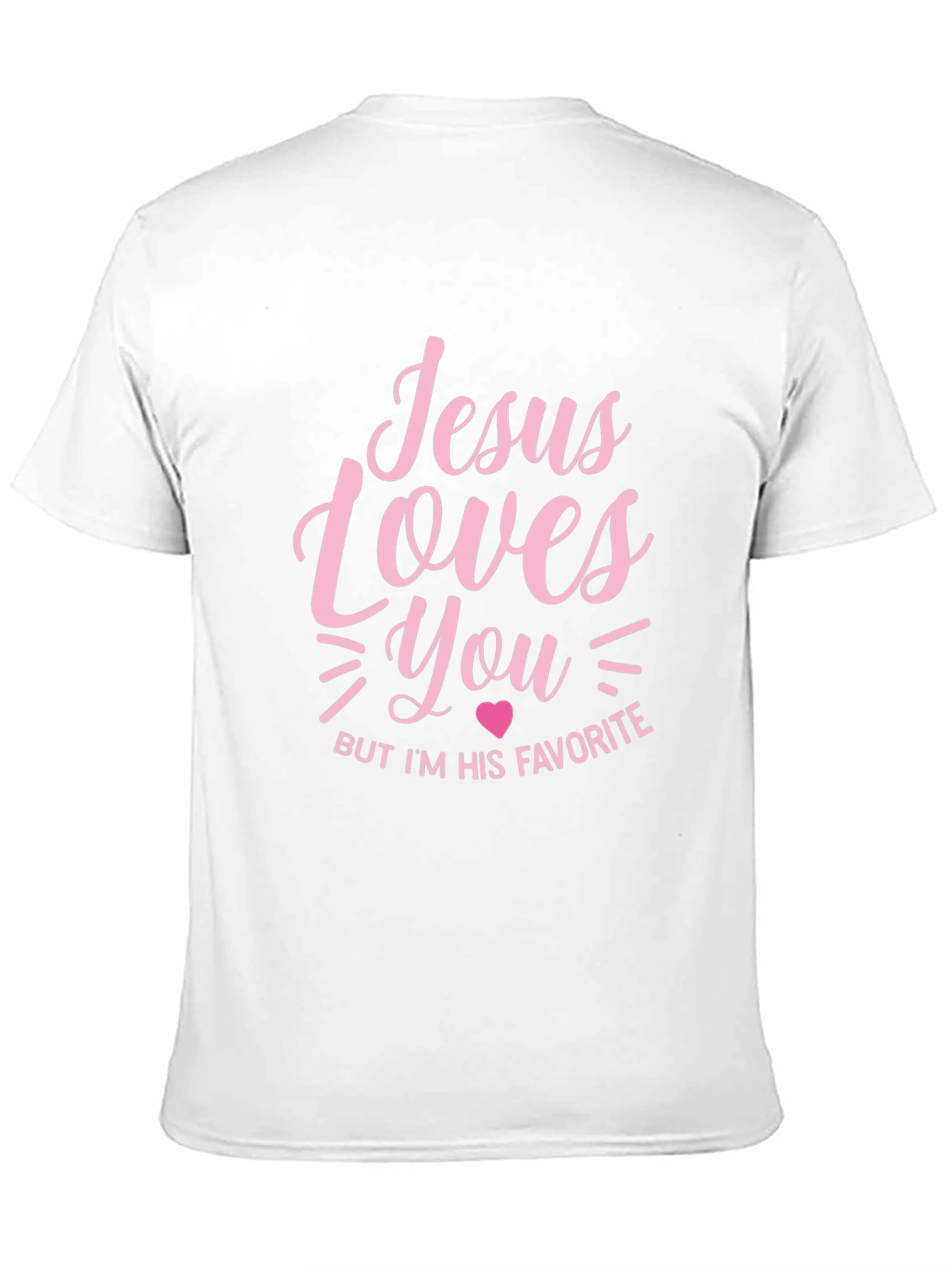 Jesus Loves You T-Shirt - Black Religious Tee