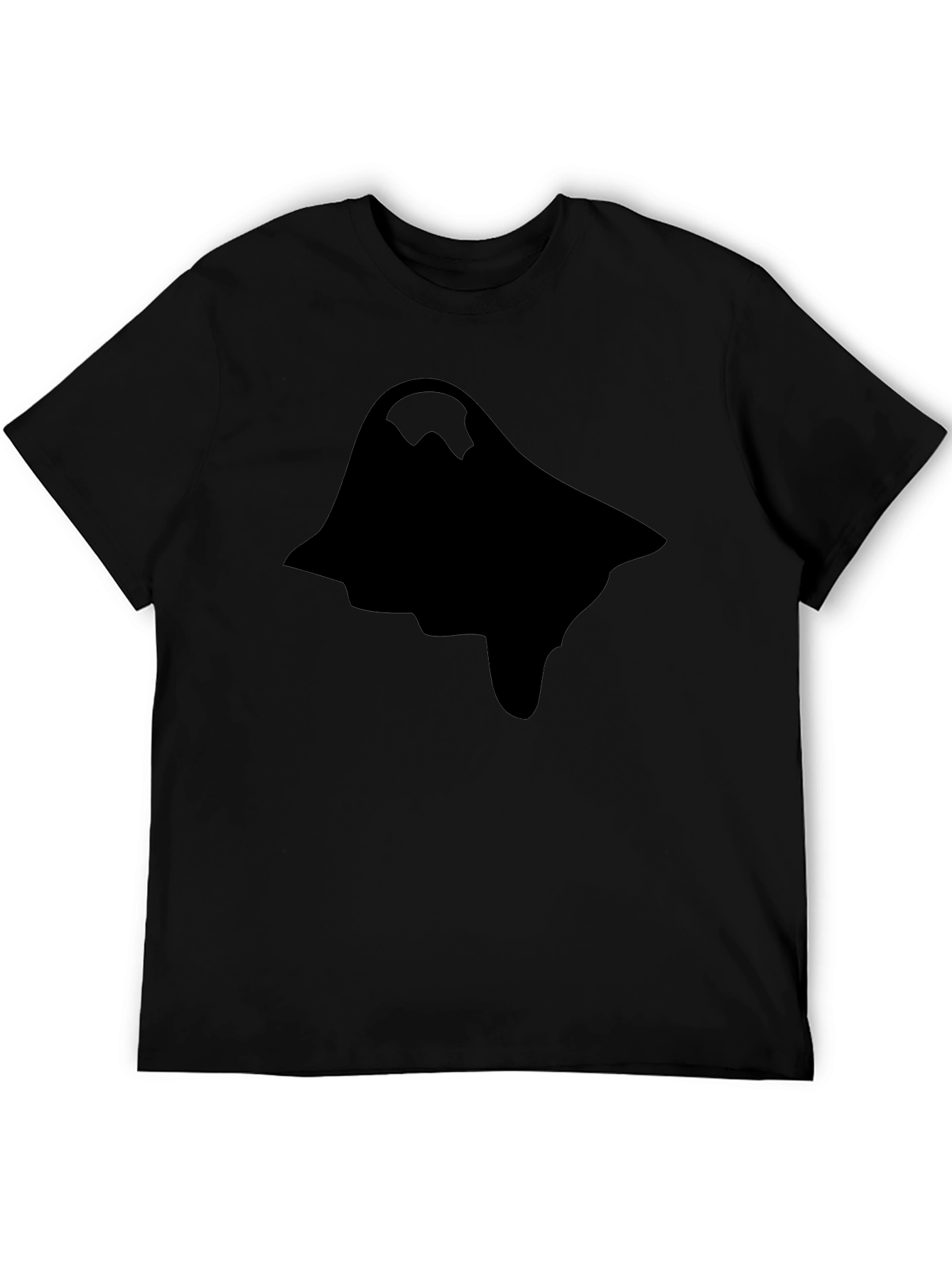 Mens Graphic Print Black Short Sleeve T-Shirt