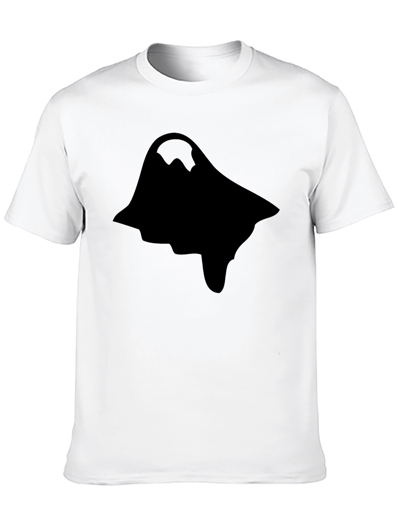 Mens Graphic Print Black Short Sleeve T-Shirt