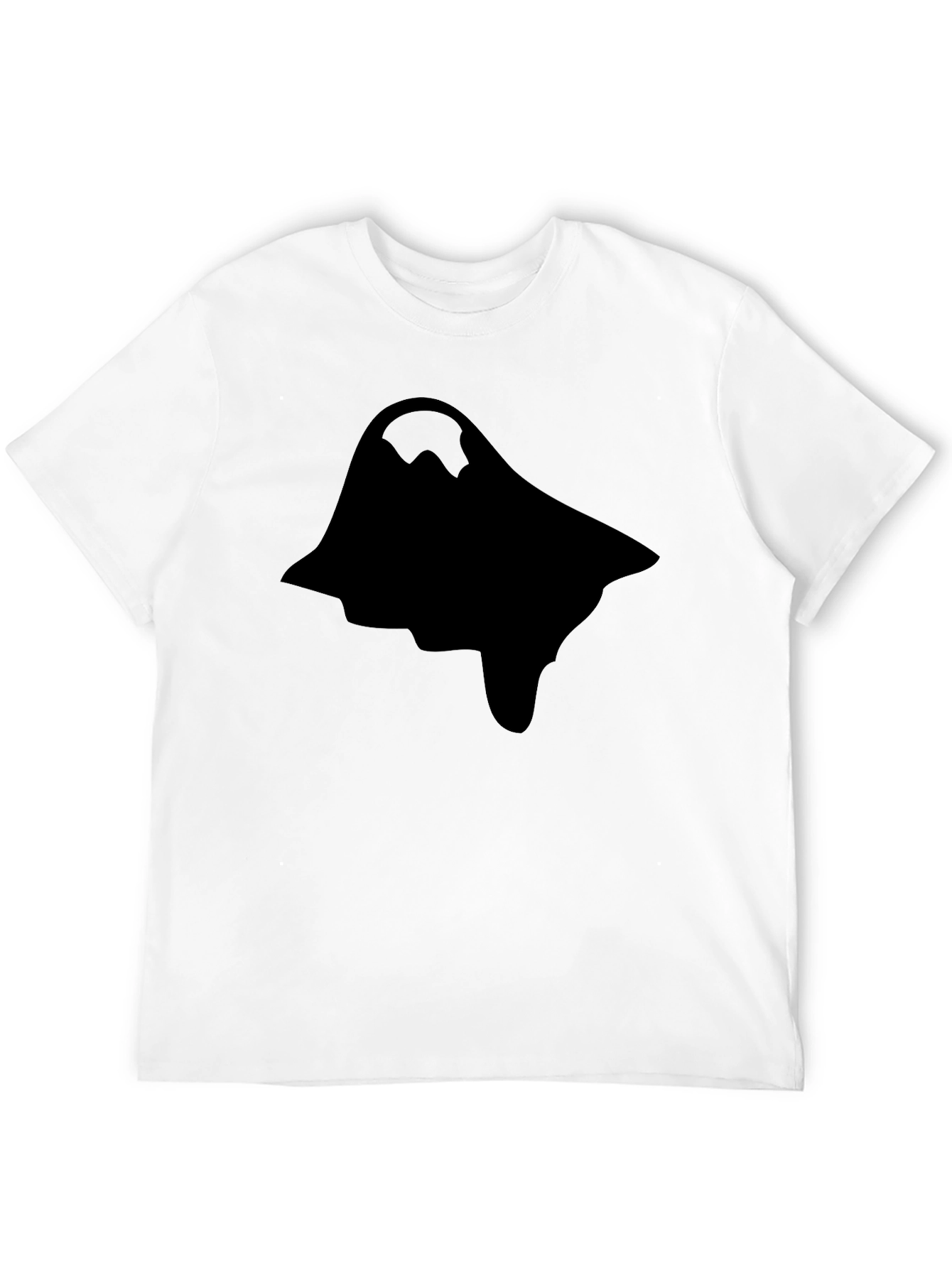 Mens Graphic Print Black Short Sleeve T-Shirt