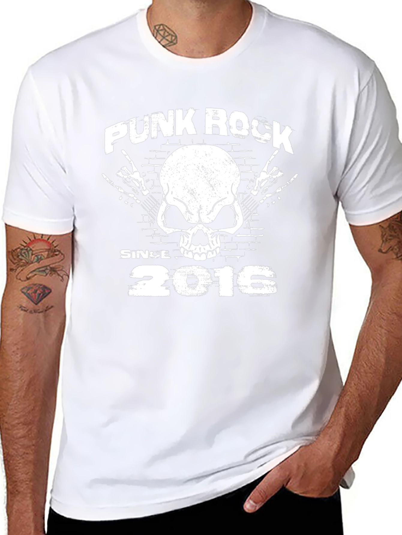 Punk Rock Skull T-Shirt - Since 2016