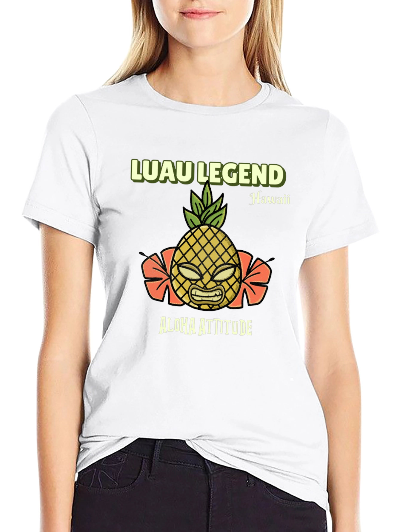 Luau Legend Aloha Attitude Graphic T-Shirt