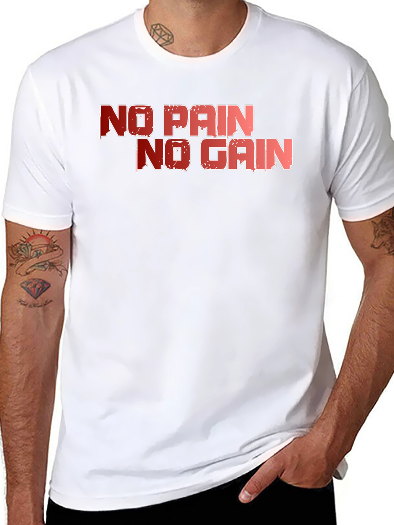 No Pain No Gain Graphic T-Shirt