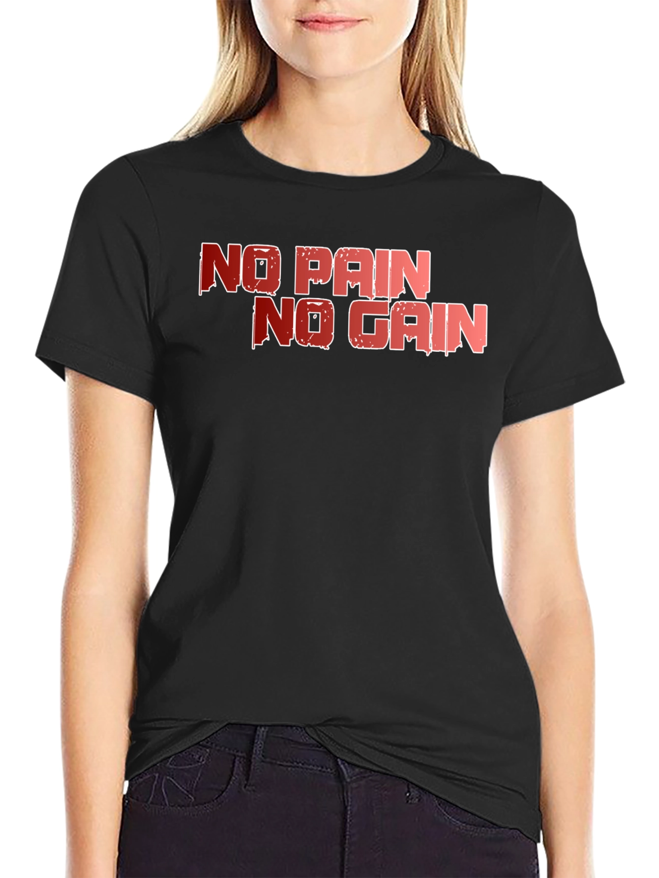 No Pain No Gain Graphic T-Shirt