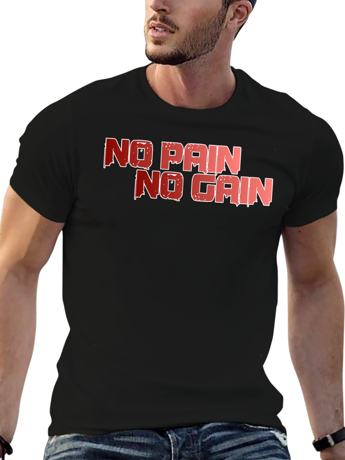 No Pain No Gain Graphic T-Shirt