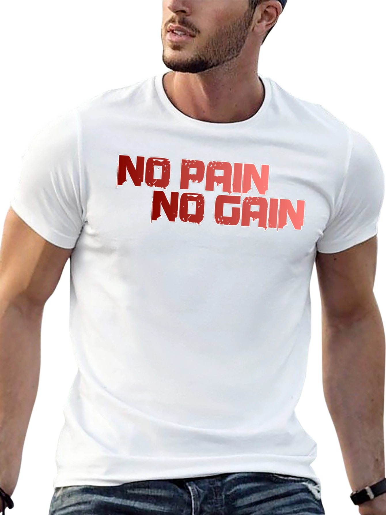 No Pain No Gain Graphic T-Shirt