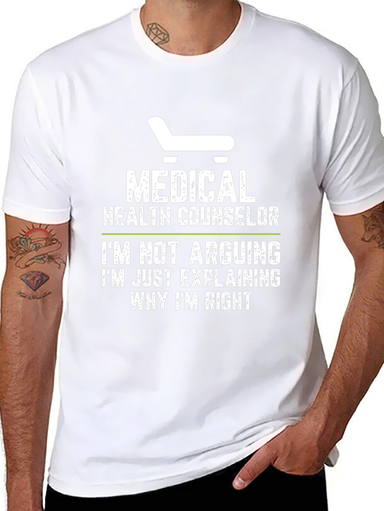 Medical Health Counselor T-Shirt - Funny Arguing Tee