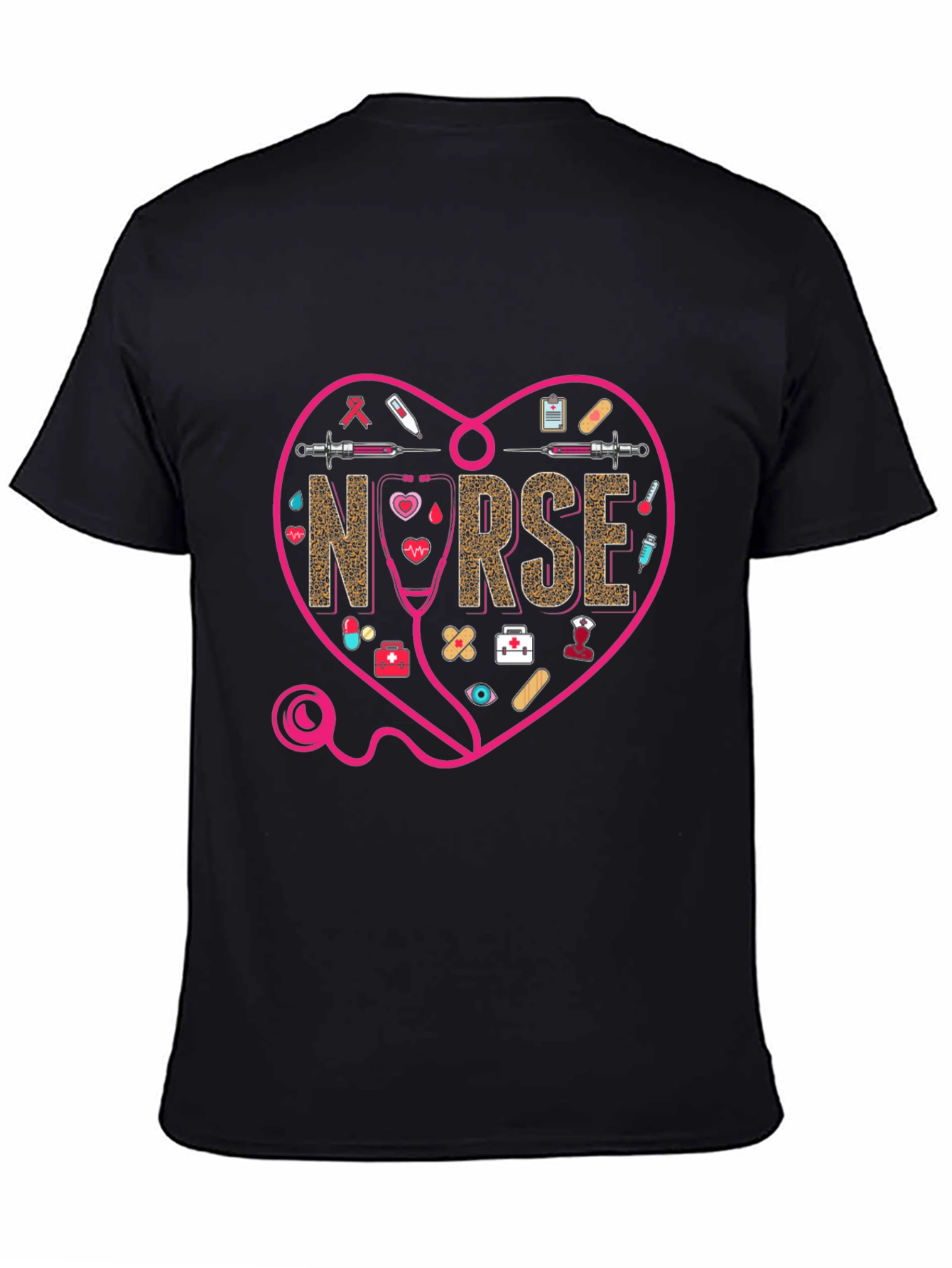 Nurse Heart Graphic T-Shirt