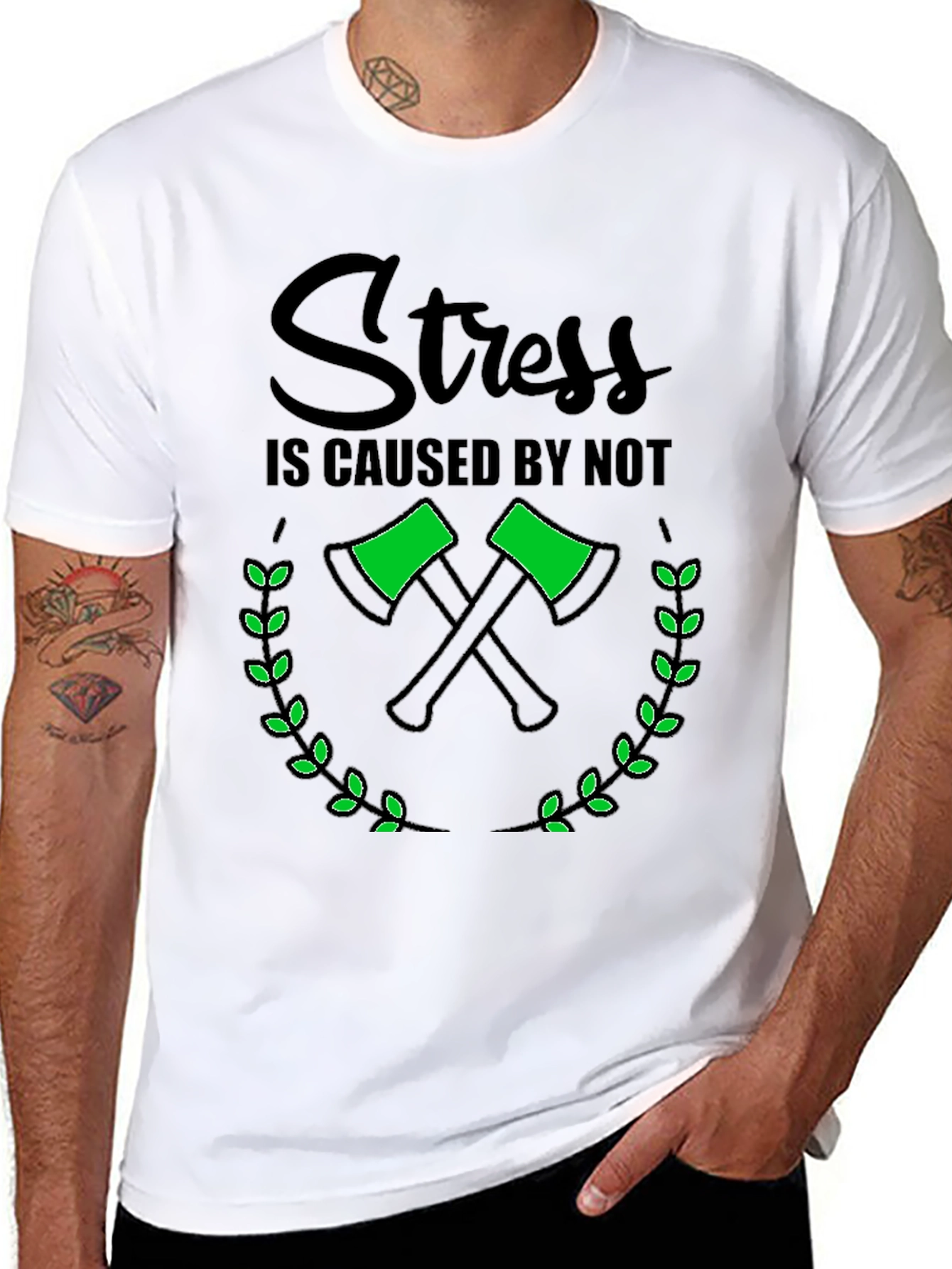 Stress Caused By Not Chopping T-Shirt