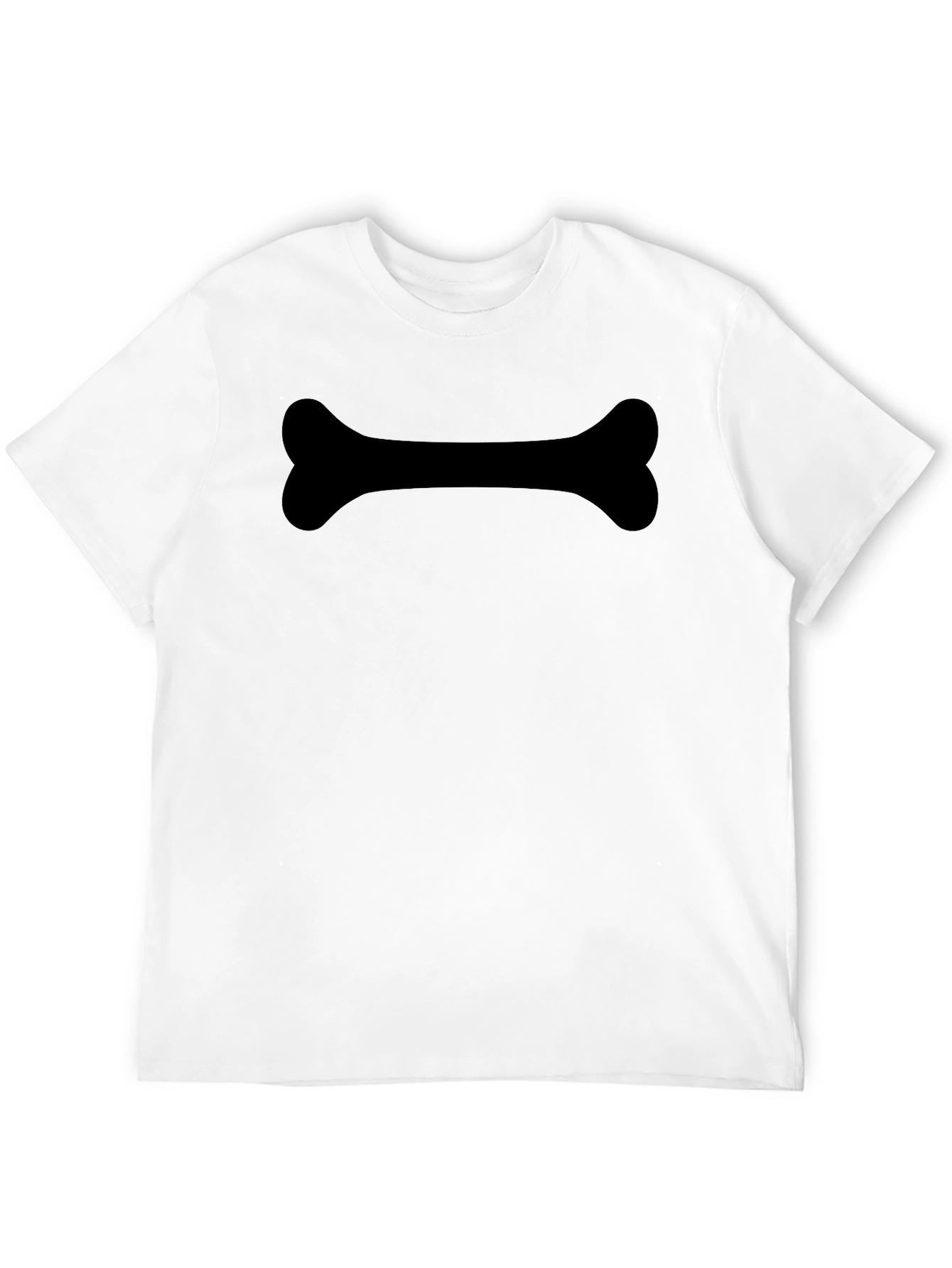 Bone Graphic Black T-Shirt - Casual Comfort